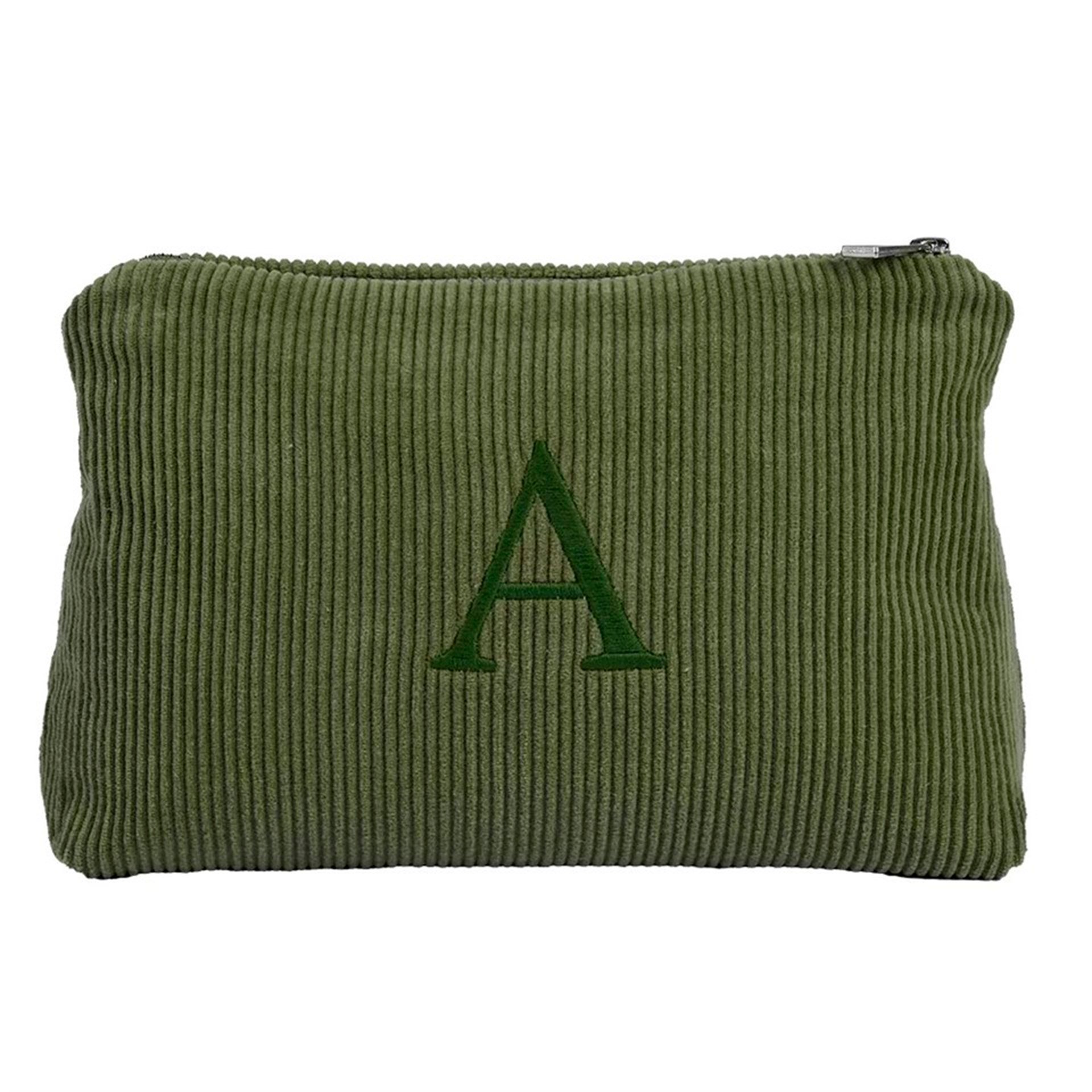 Harf Nakışlı Kadife Clutch Çanta