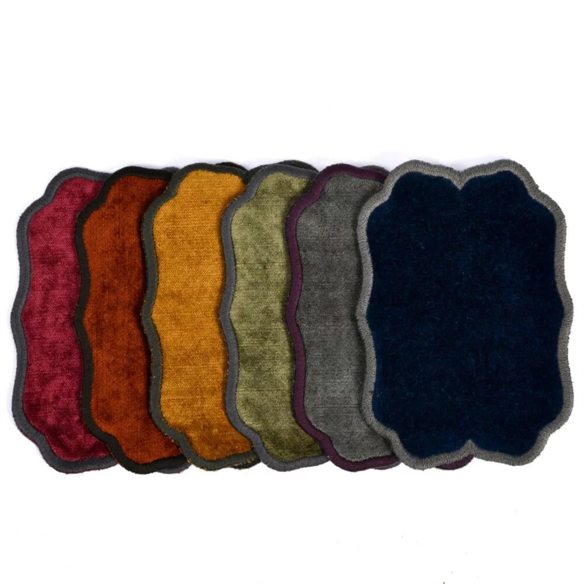 Kadife Bardak Altlığı 6'lı