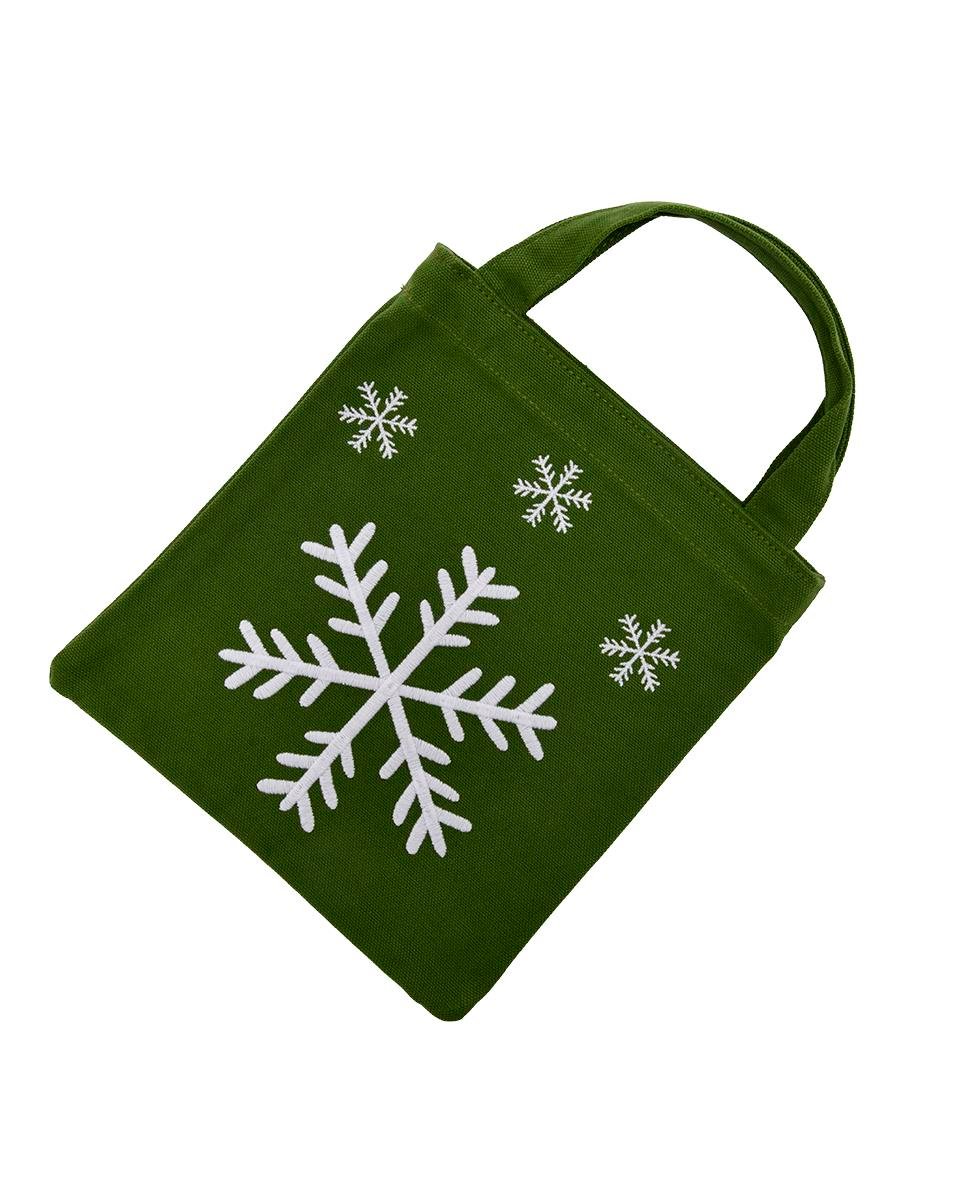 KAR TANESİ ÇOKLU NAKIŞ KİTAP ÇANTASI