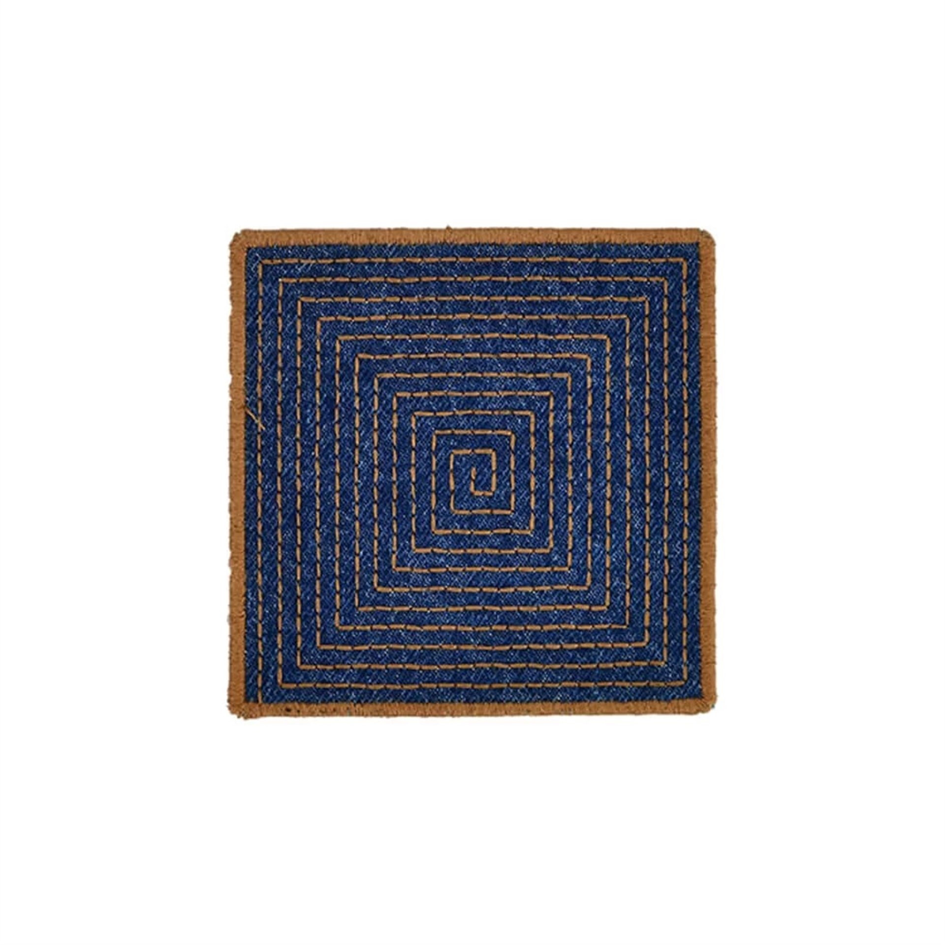 Kare Denim Lacivert Bardak Altlığı