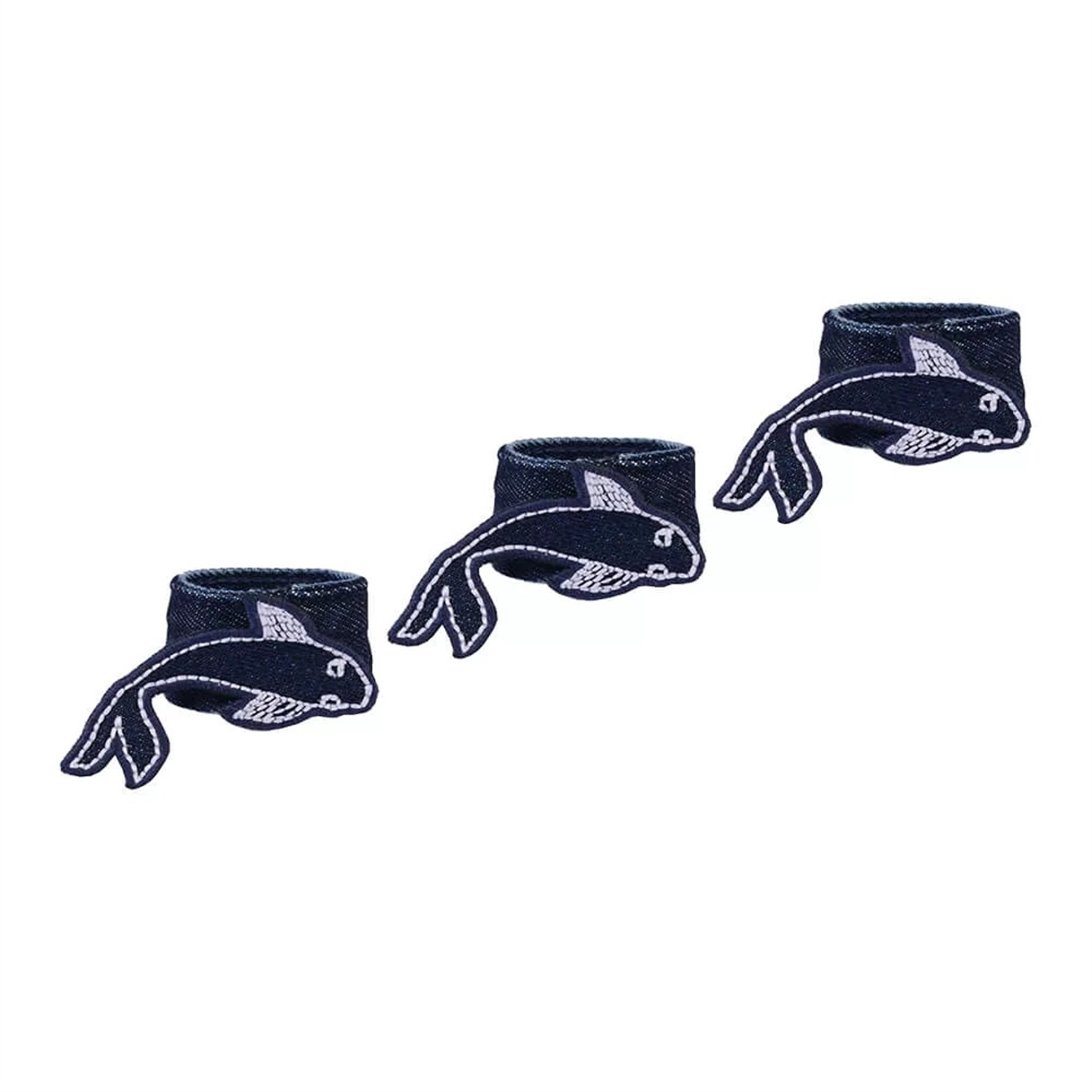 Koi Balık Denim İnce Peçete Yüzüğü