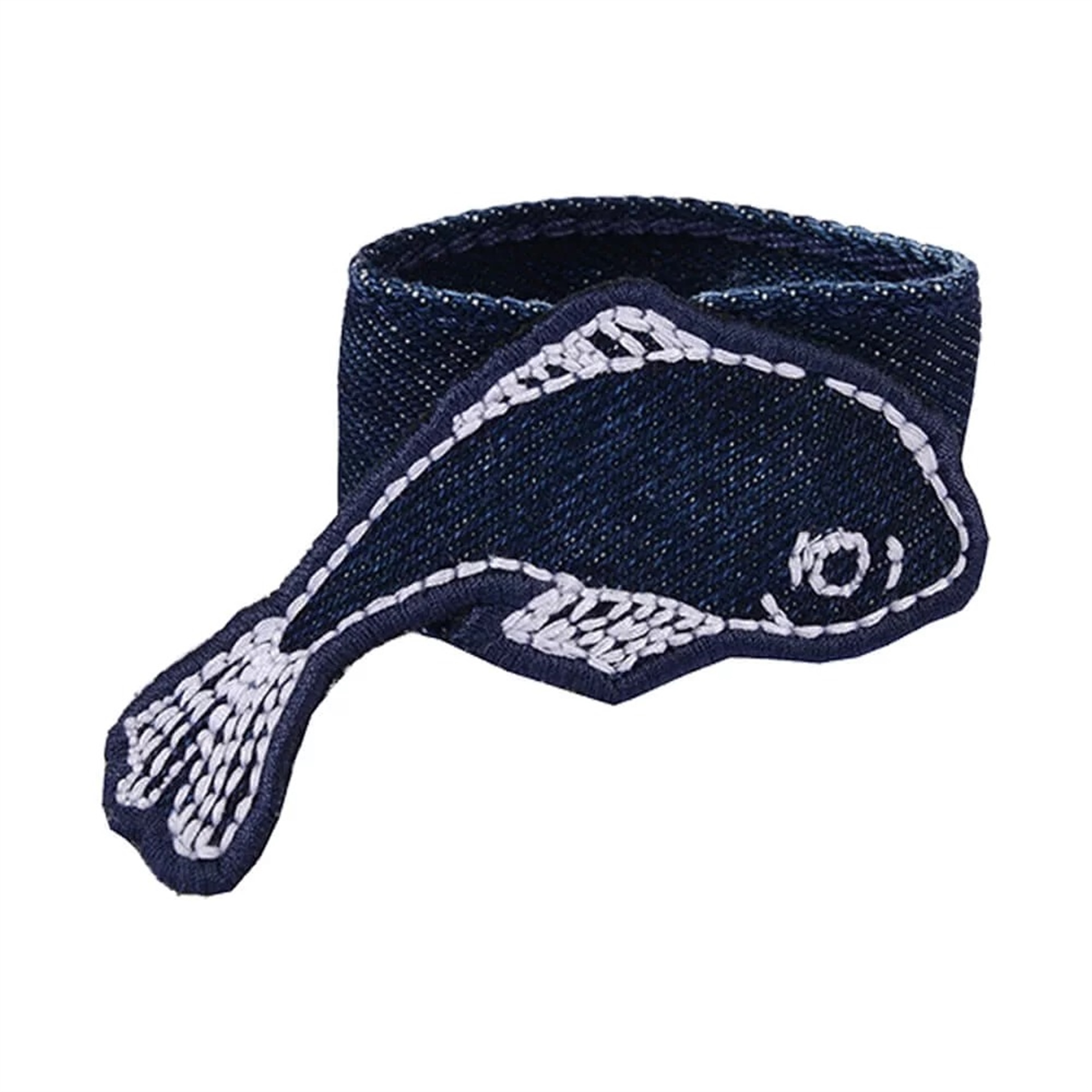 Koi Balık Denim Kalın Peçete Yüzüğü