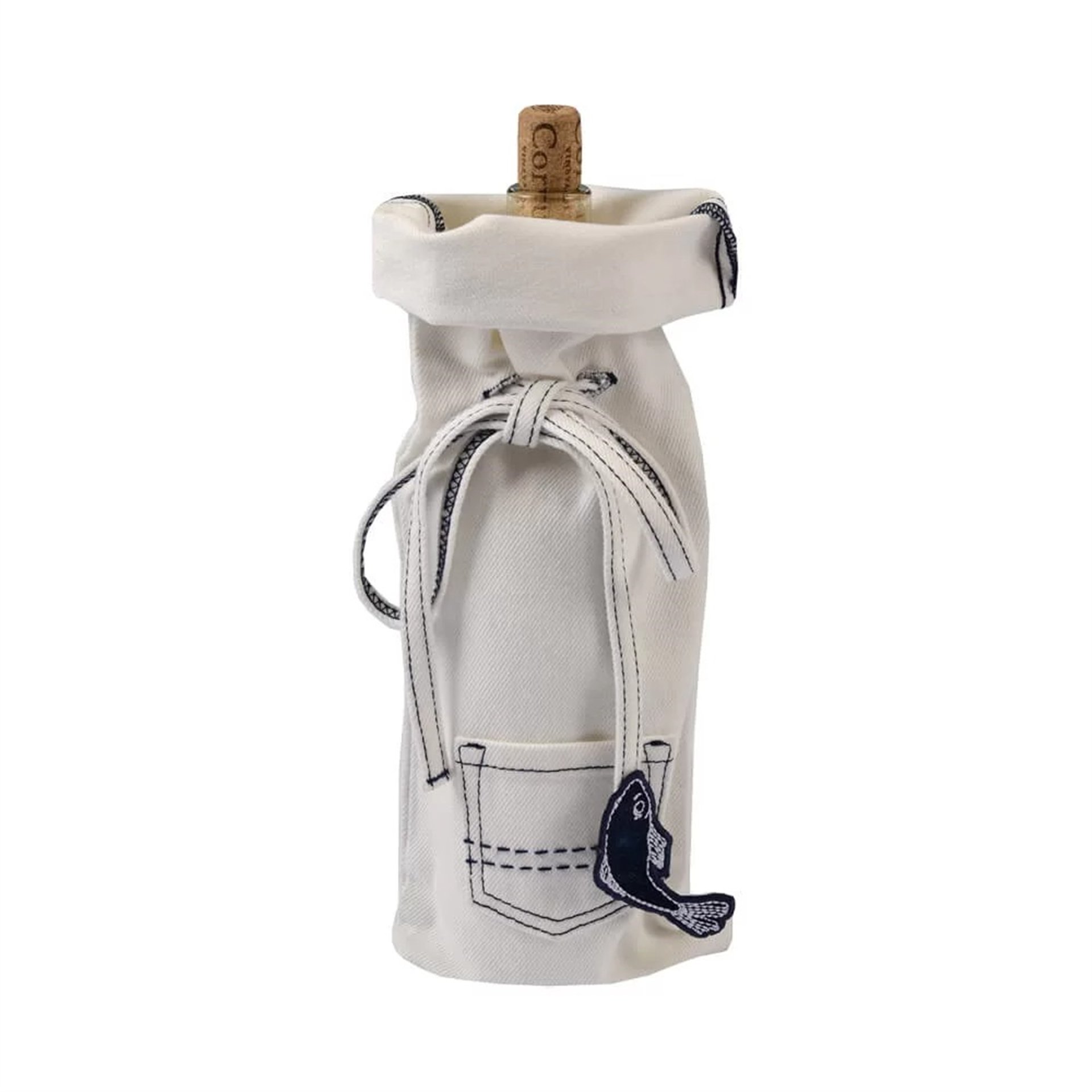 Koi Balık Denim Şişe Kılıfı