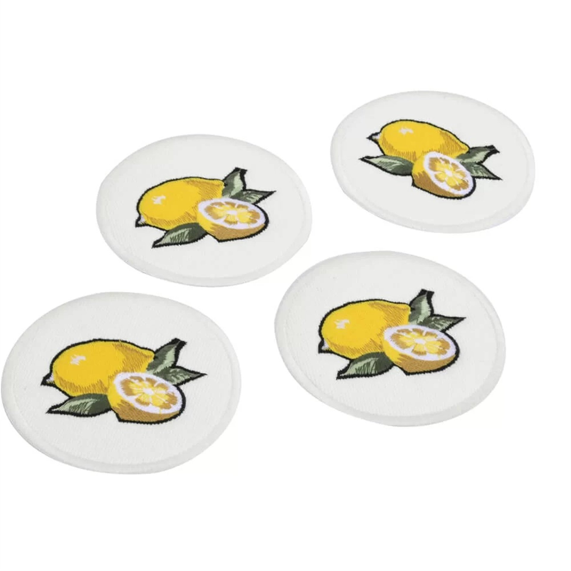 Limon Nakışlı Bardak Altlığı