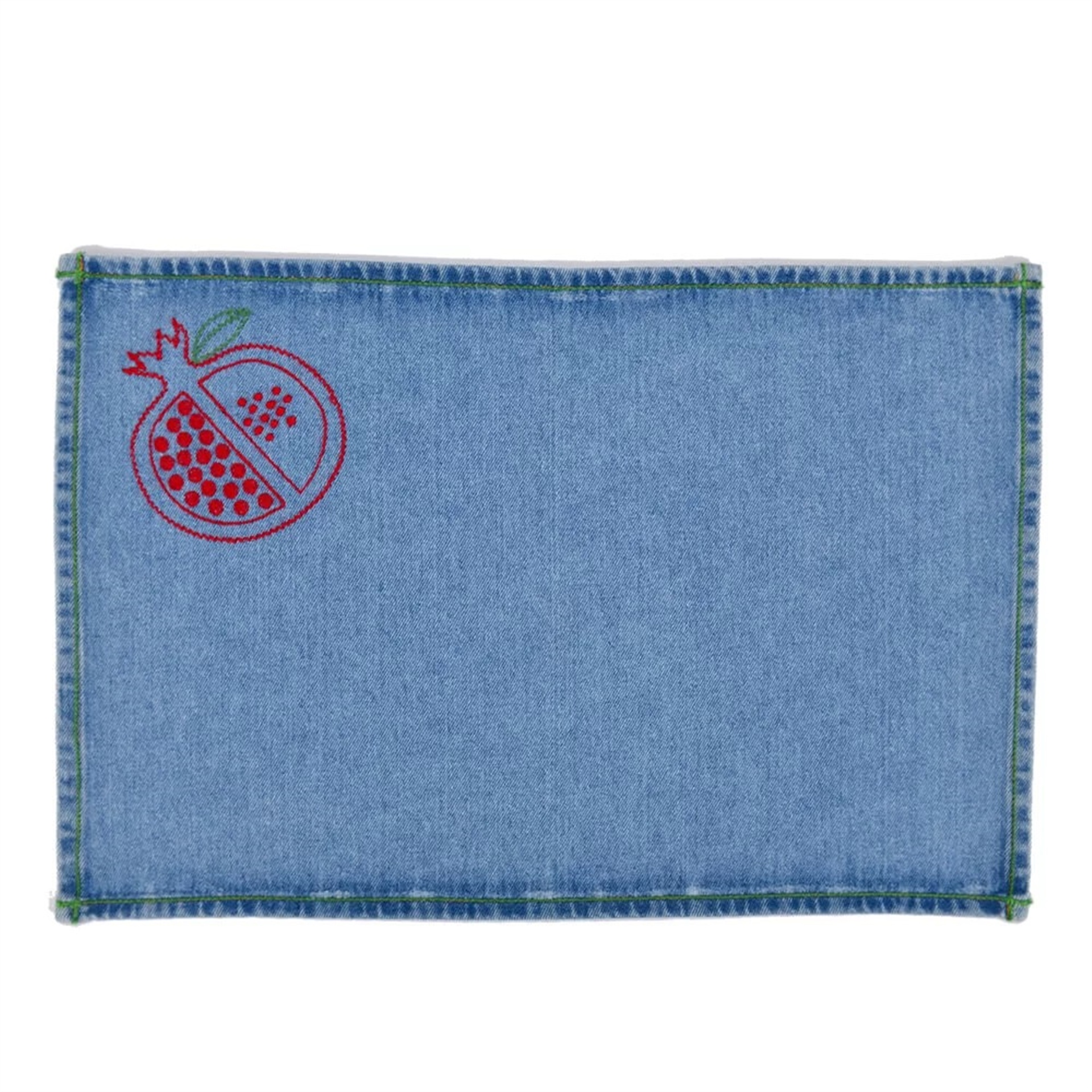 Nar Nakışlı Buz Mavisi Amerikan Servis