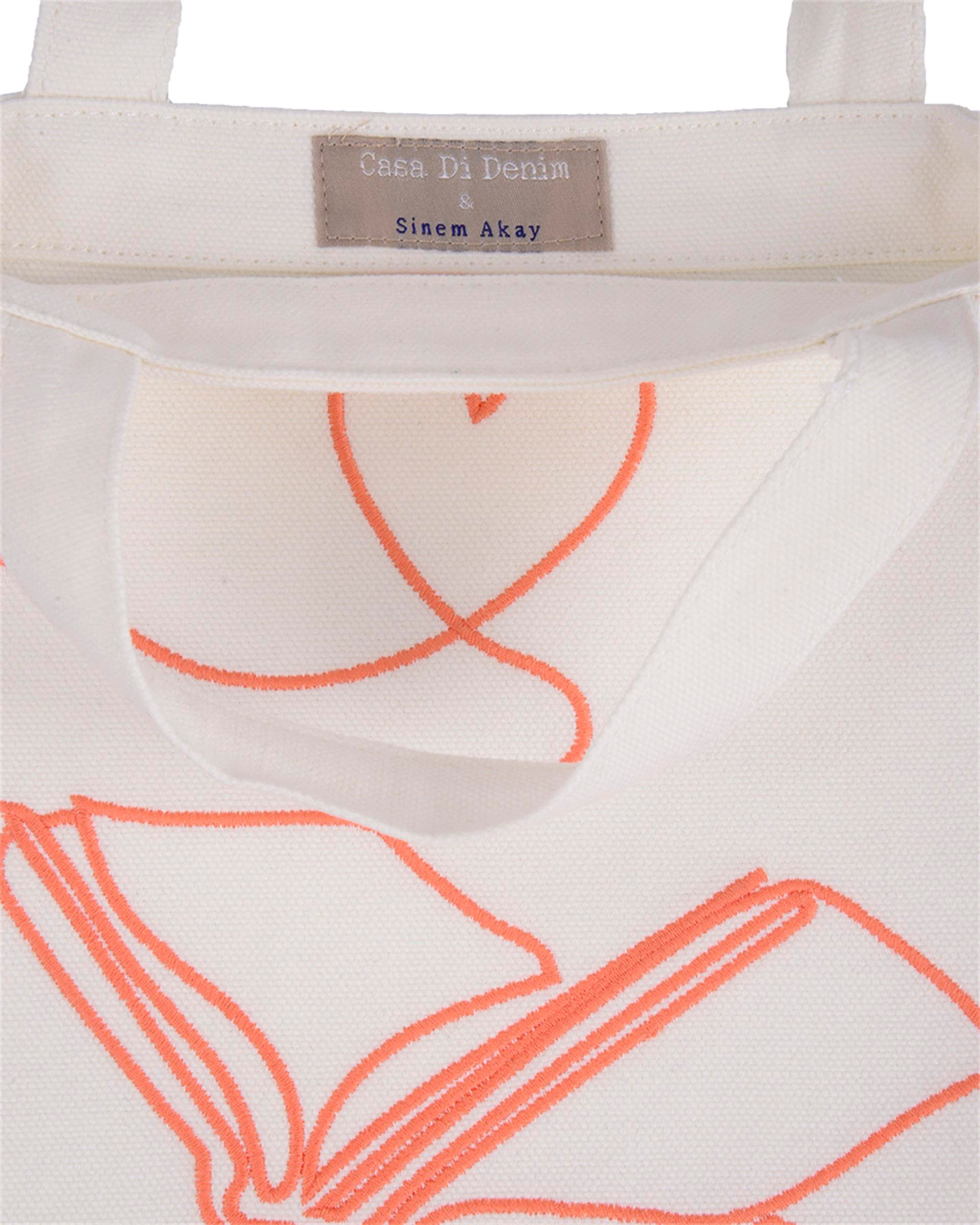 NATUREL KANVAS KİTAP ÇANTASI