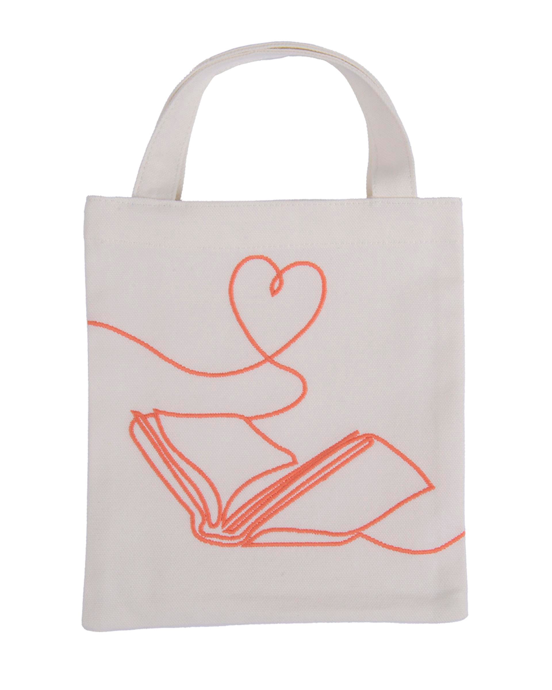 NATUREL KANVAS KİTAP ÇANTASI