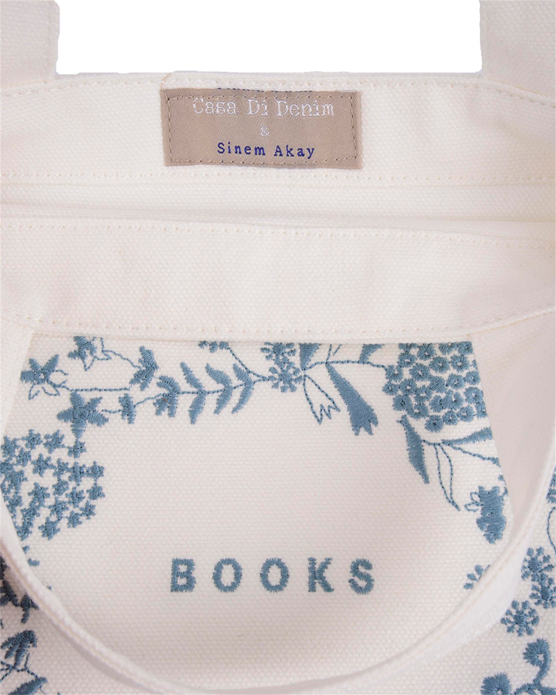 NATUREL KANVAS KİTAP ÇANTASI