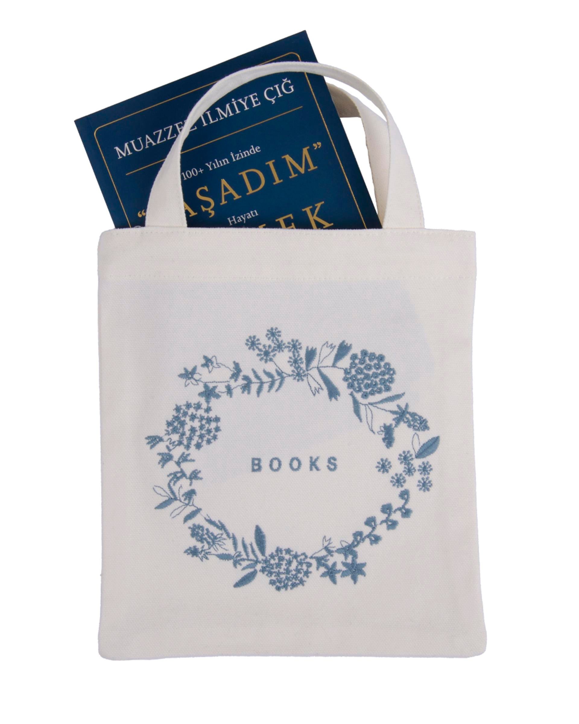 NATUREL KANVAS KİTAP ÇANTASI