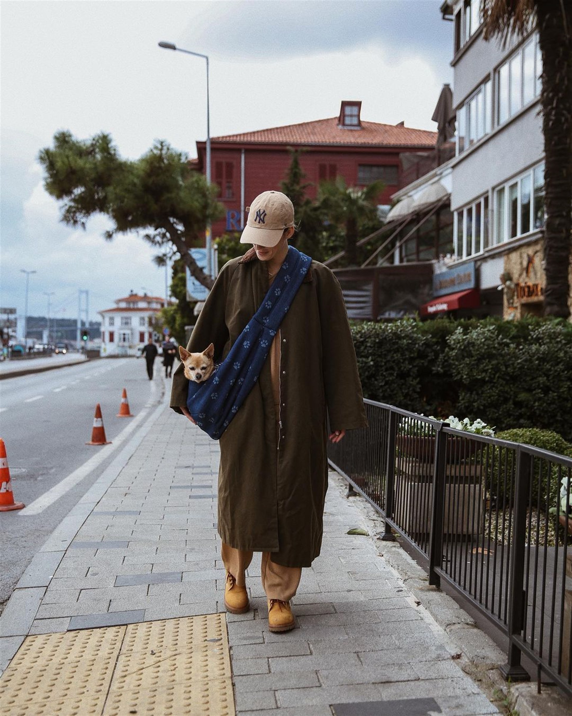 Pati Patterned Dog Bag