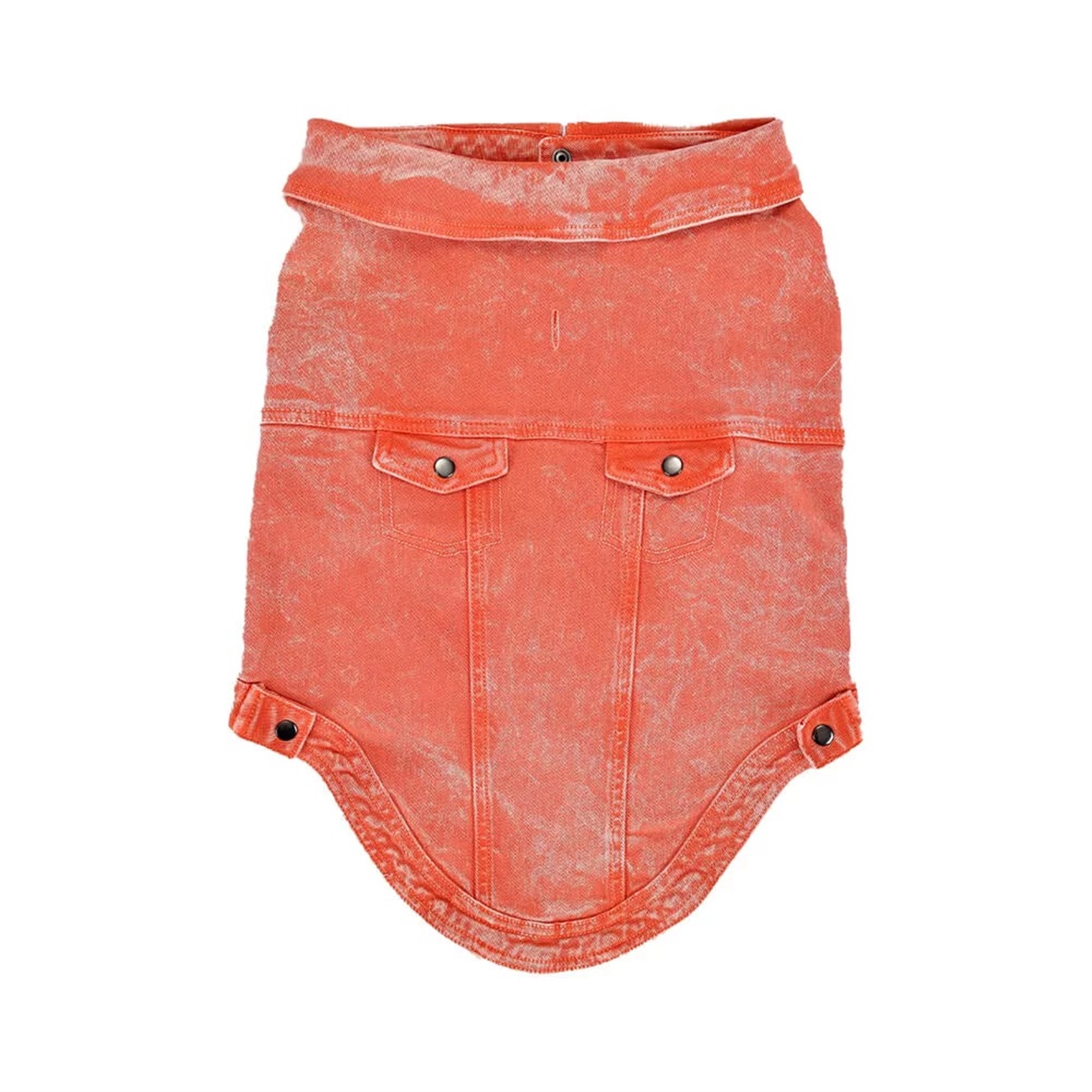 Pembe Denim Köpek Ceketi