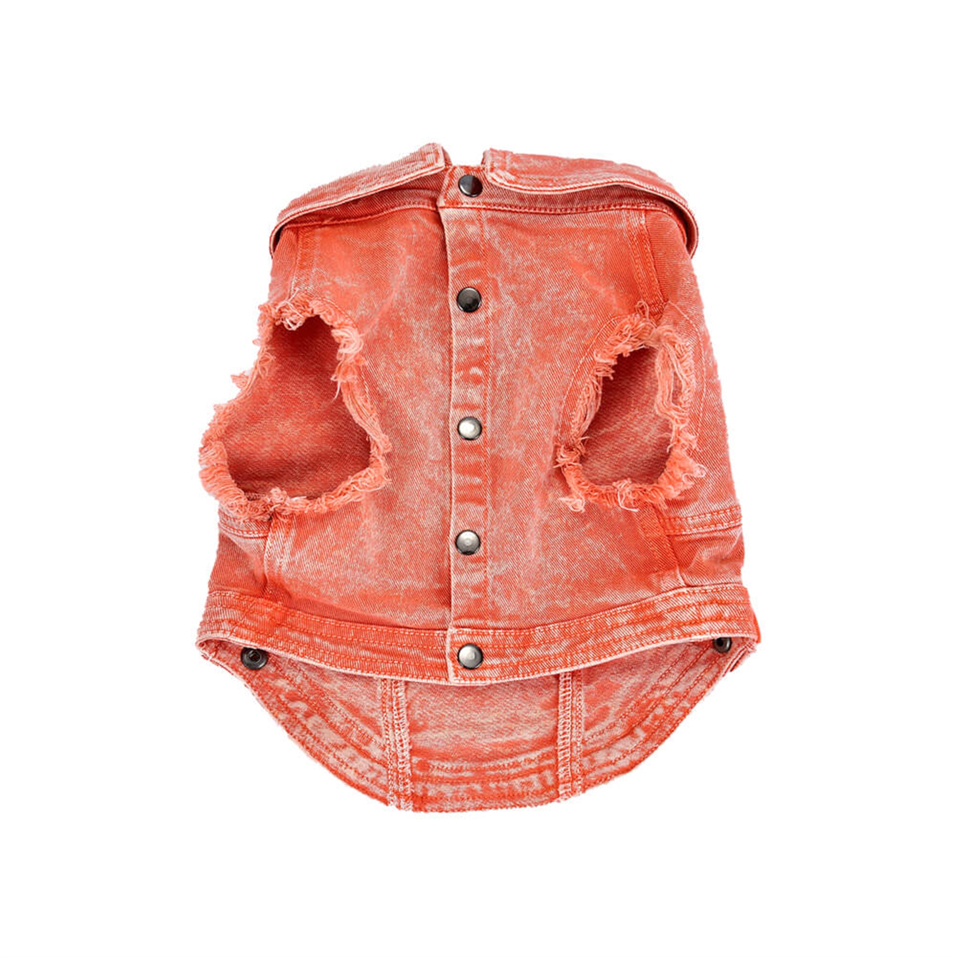 Pembe Denim Köpek Ceketi