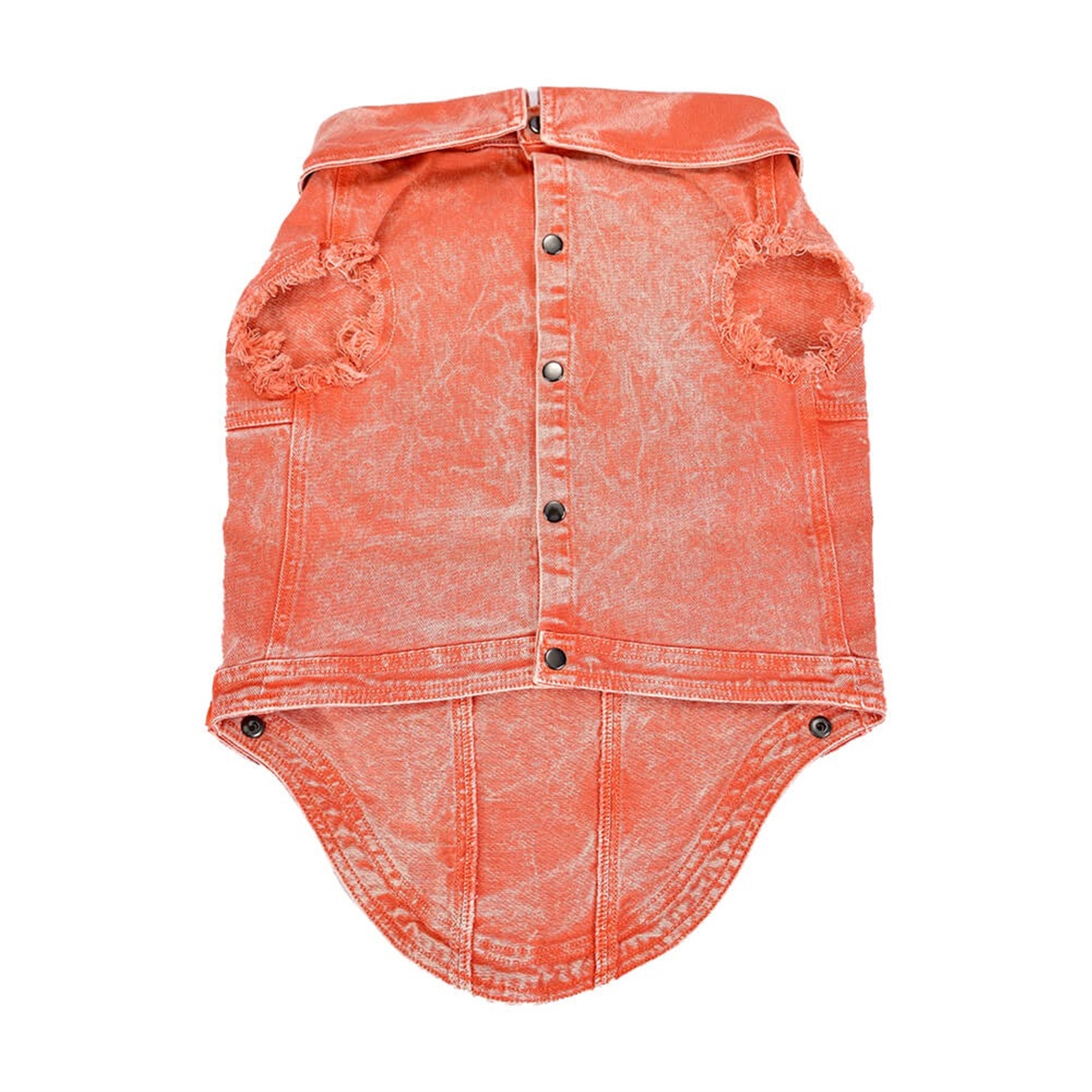 Pembe Denim Köpek Ceketi