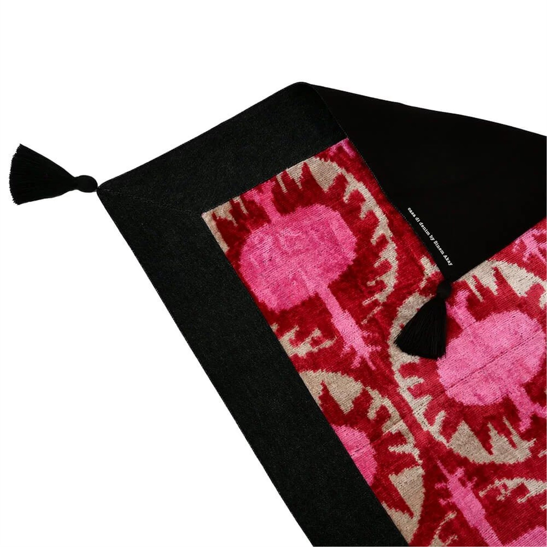 Pınk Pomegranate Ikat Runner