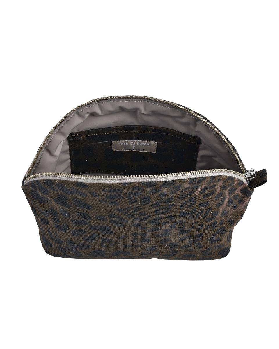 SİMLİ LEOPAR KOZMETİK CLUTCH