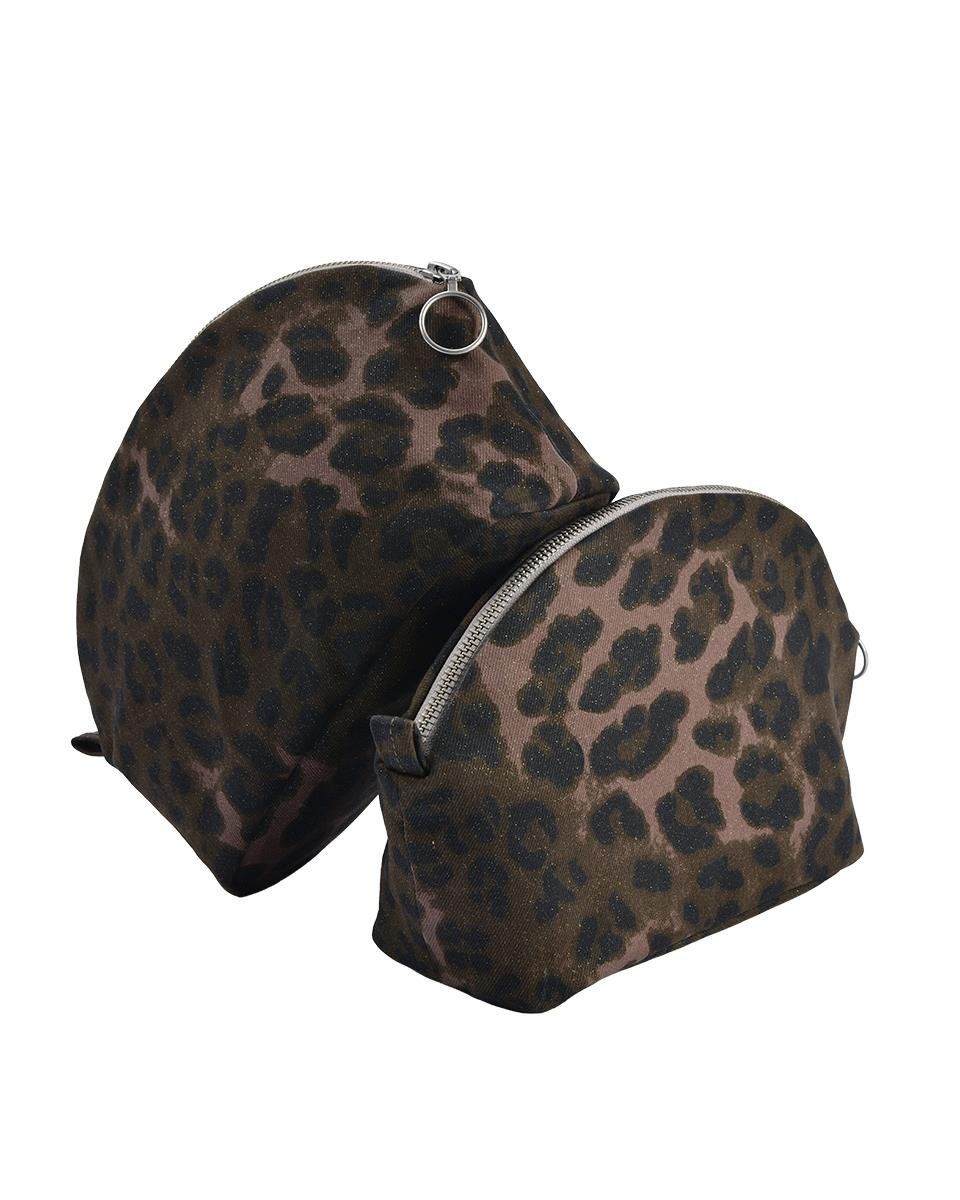 SİMLİ LEOPAR KOZMETİK CLUTCH