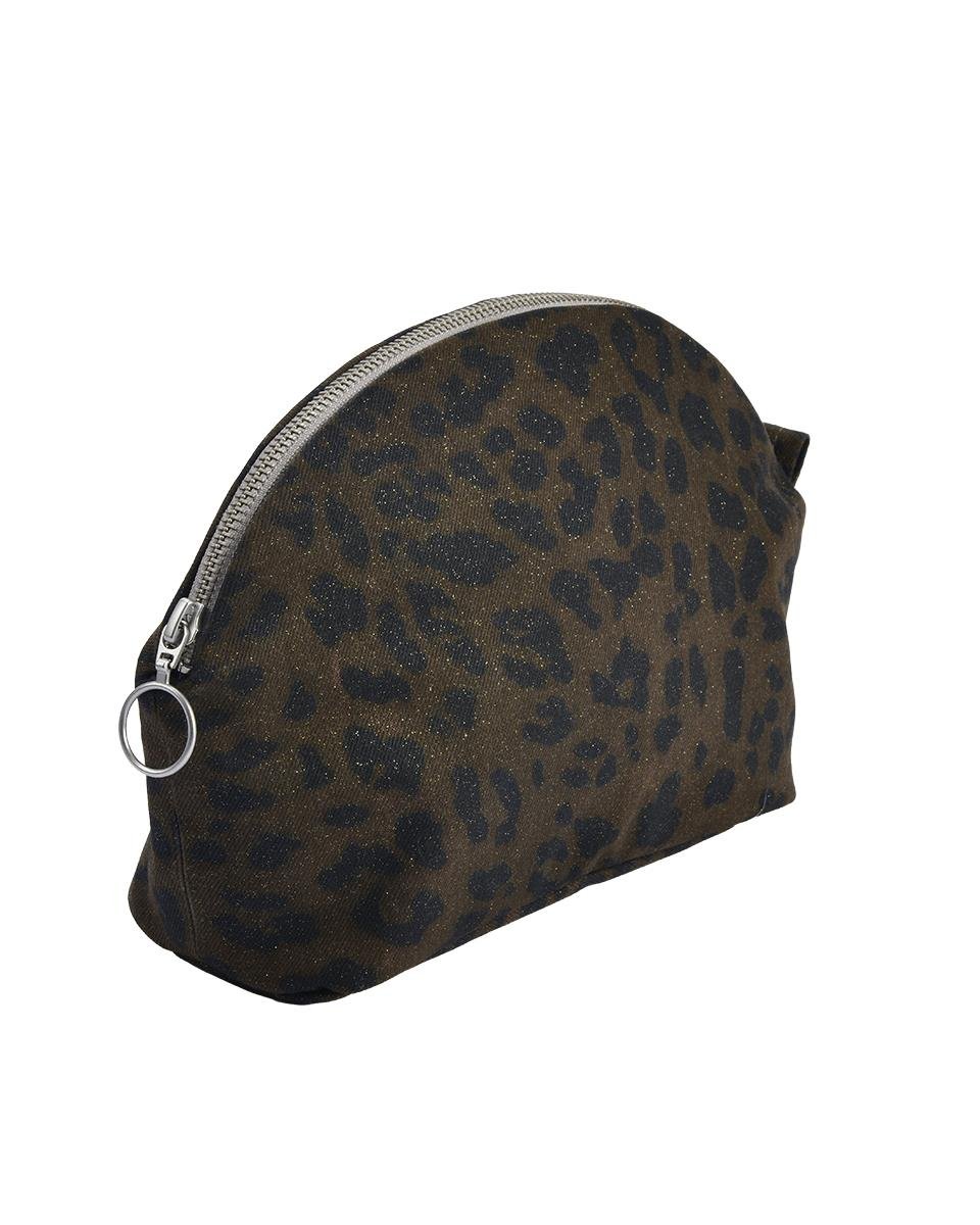 SİMLİ LEOPAR KOZMETİK CLUTCH