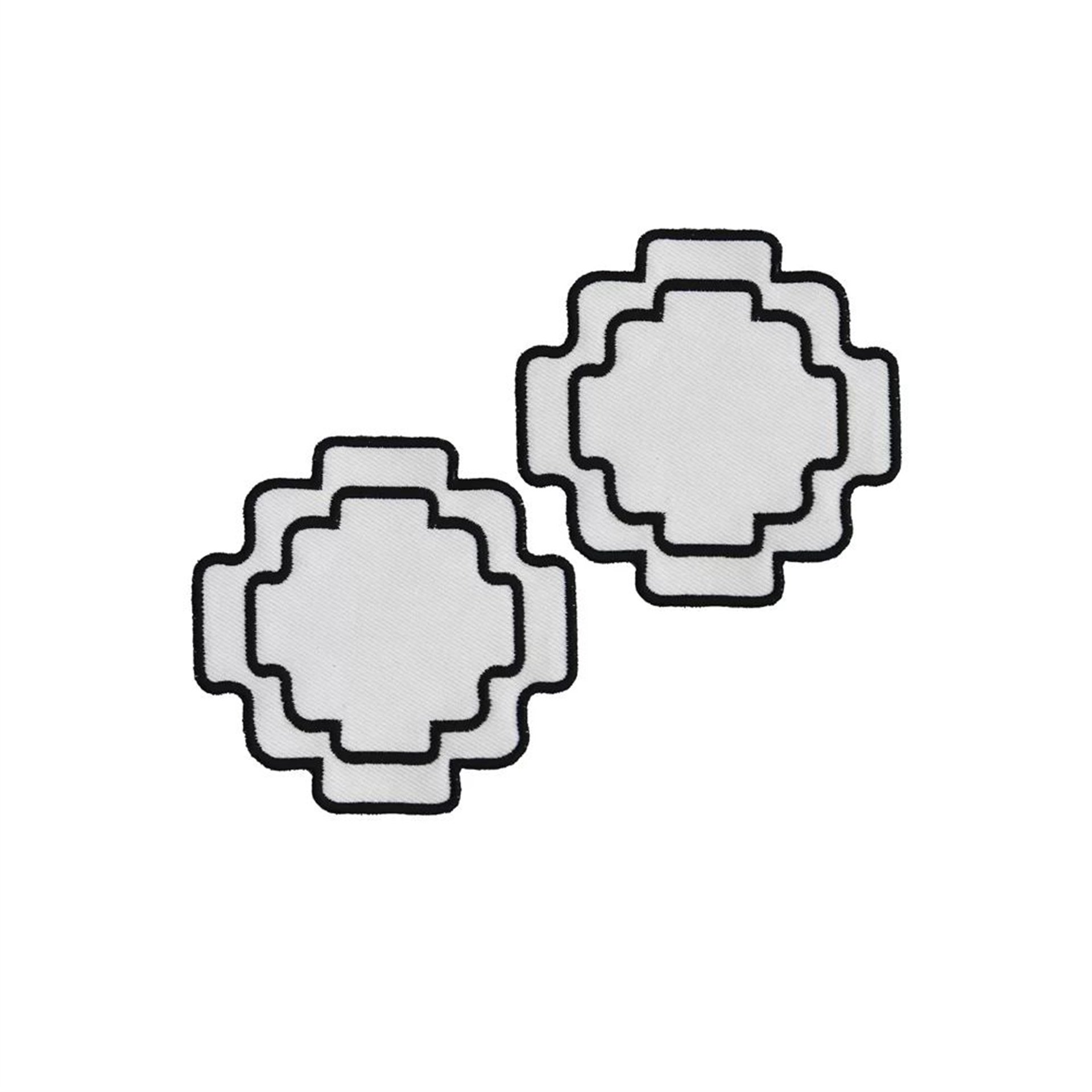 Siyah Nakışlı Chakana Bardak Altlığı