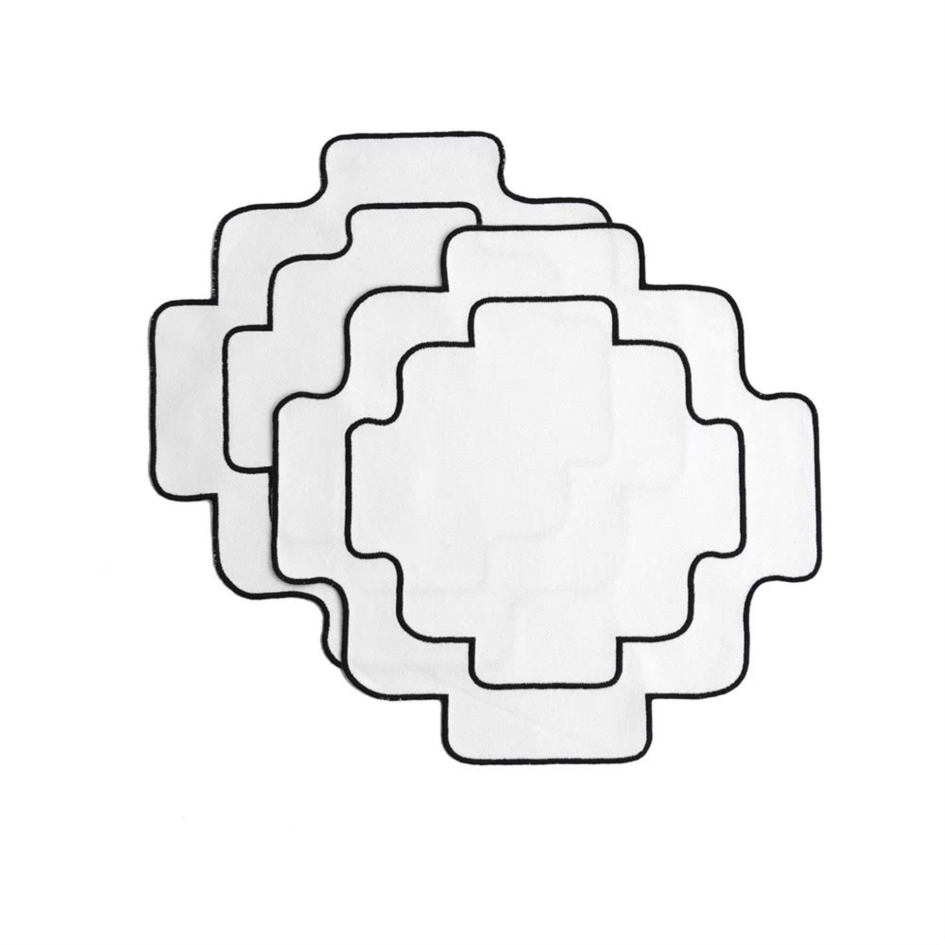 Siyah Nakışlı Chakana Supla