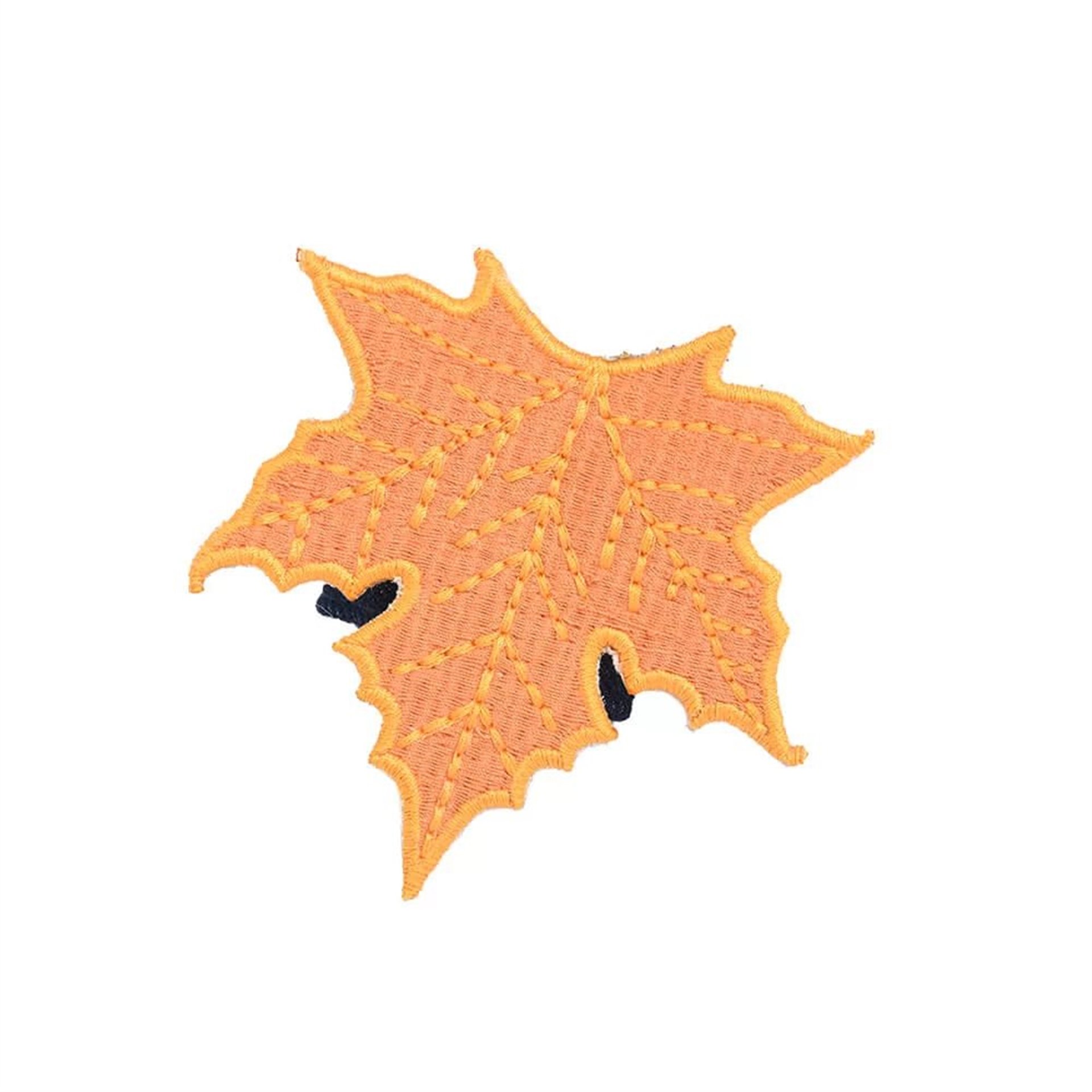 Sonbahar Yaprağı Denim Peçete Yüzüğü