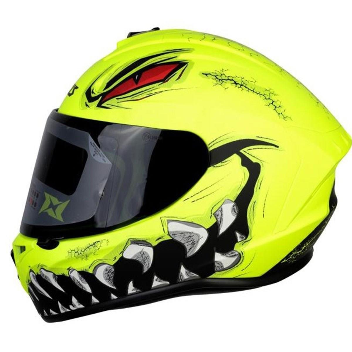 Axxis Draken Forza Matt Fluo Yellow Full Face Motosiklet Kaskı0,00