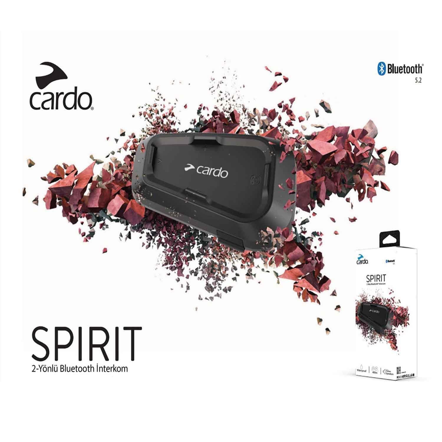 Cardo Spirit Bluetooth Ve intercom (Ikili Paket)