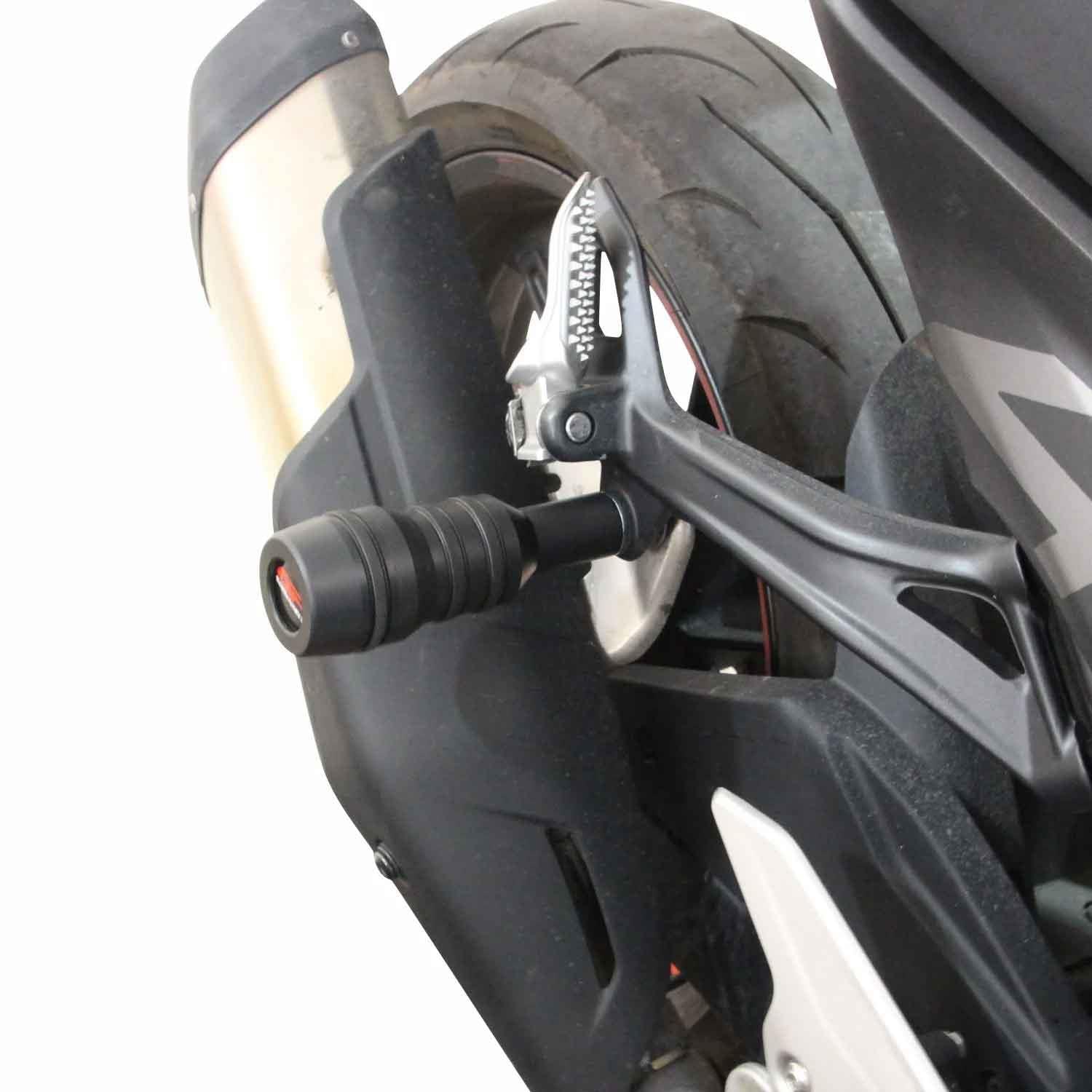 GP Kompozit CF Moto 450 SR 2023-2024 Uyumlu Egzoz Koruma Takozu Siyah