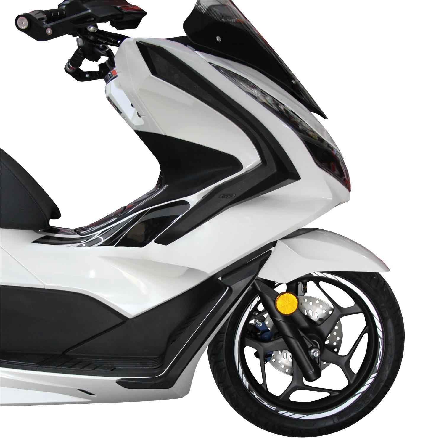 GP Kompozit Honda PCX 125 / 150 2021-2023 Uyumlu Alt Bacak Koruma Siyah