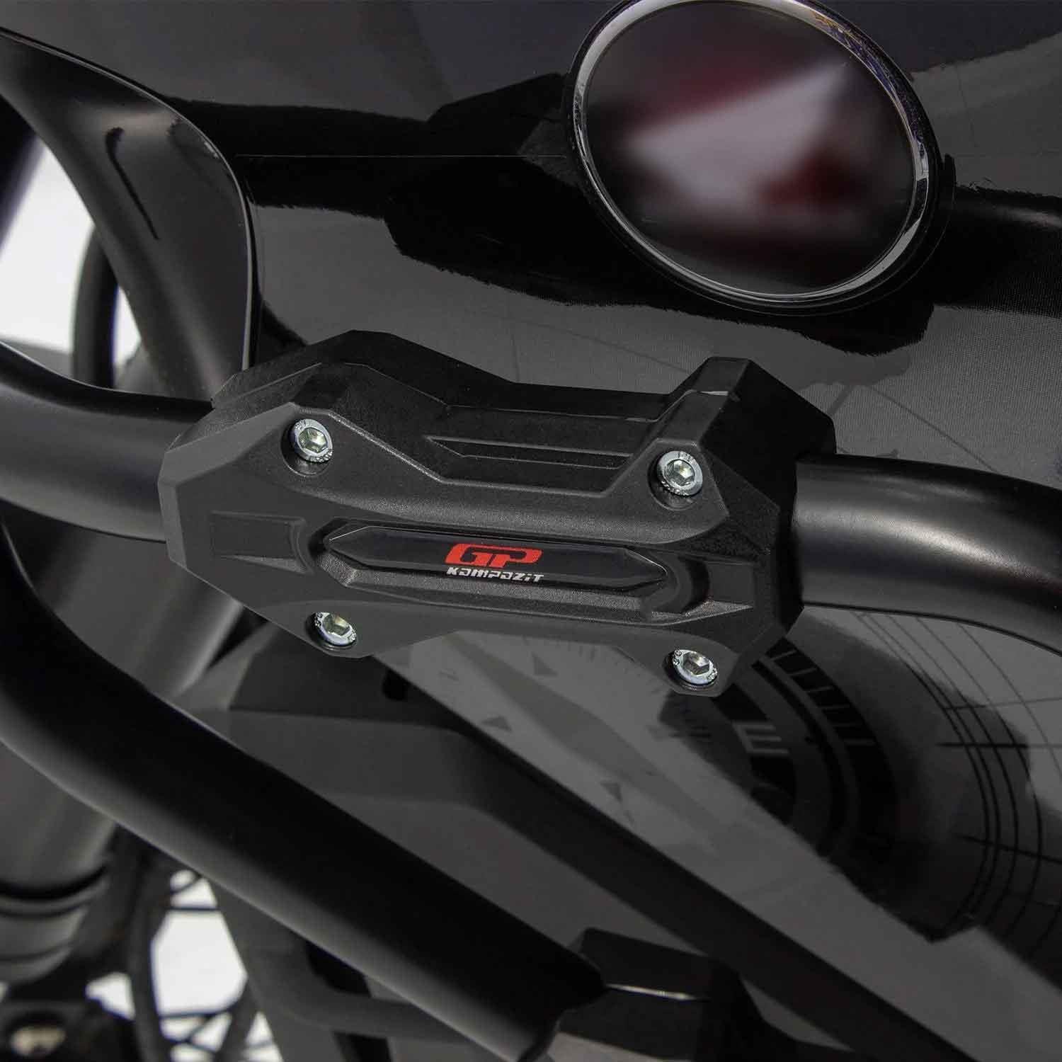GP Kompozit Universal 8 CM Motor Koruma Demiri Plastiği Siyah