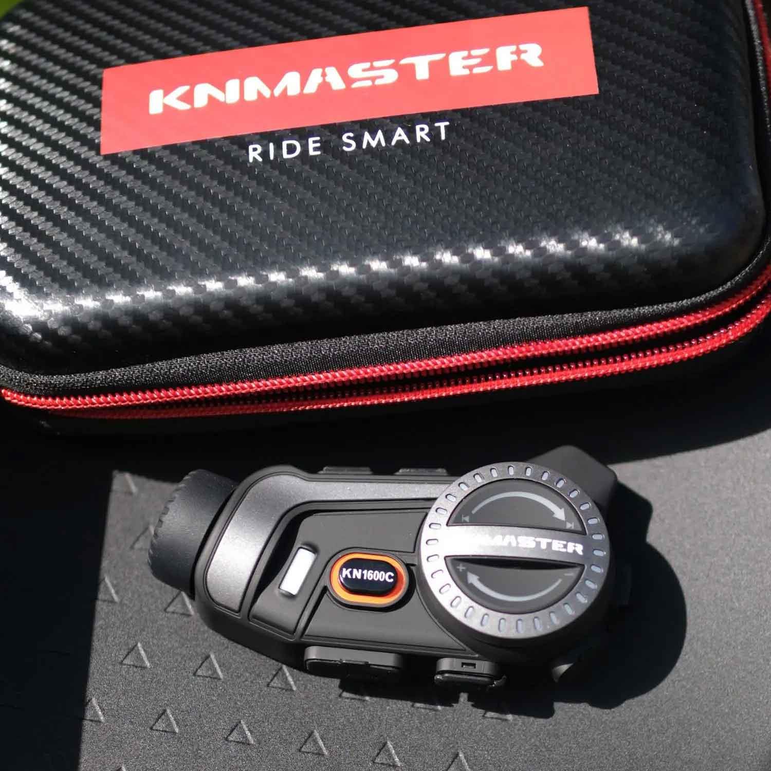 KNMASTER KN6100C KAMERALI MOTOSİKLET BLUETOOTH INTERKOM KULAKLIK SETİ