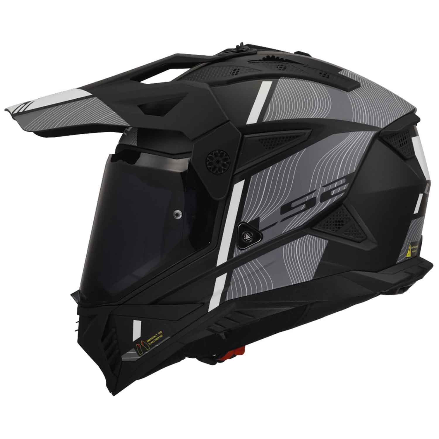Ls2 Pioneer 2 Hill Kros Motosiklet Kaskı