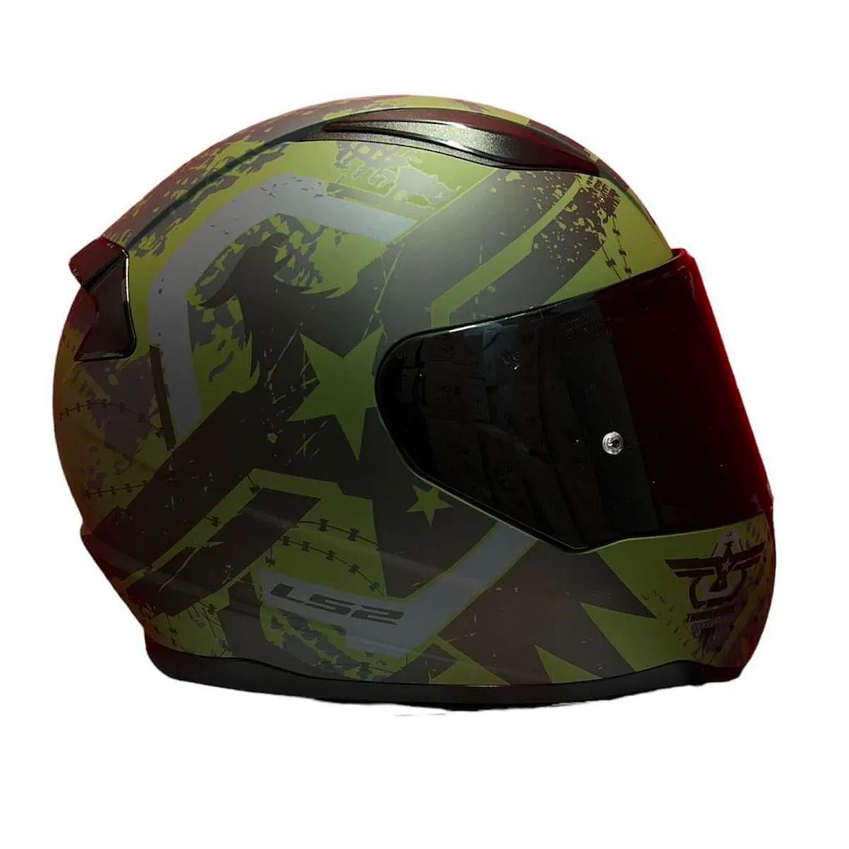 Ls2 Rapid 2 Thunder Birs Full Face Motosiklet Kaskı Şeffaf + Siyah Vizörlü