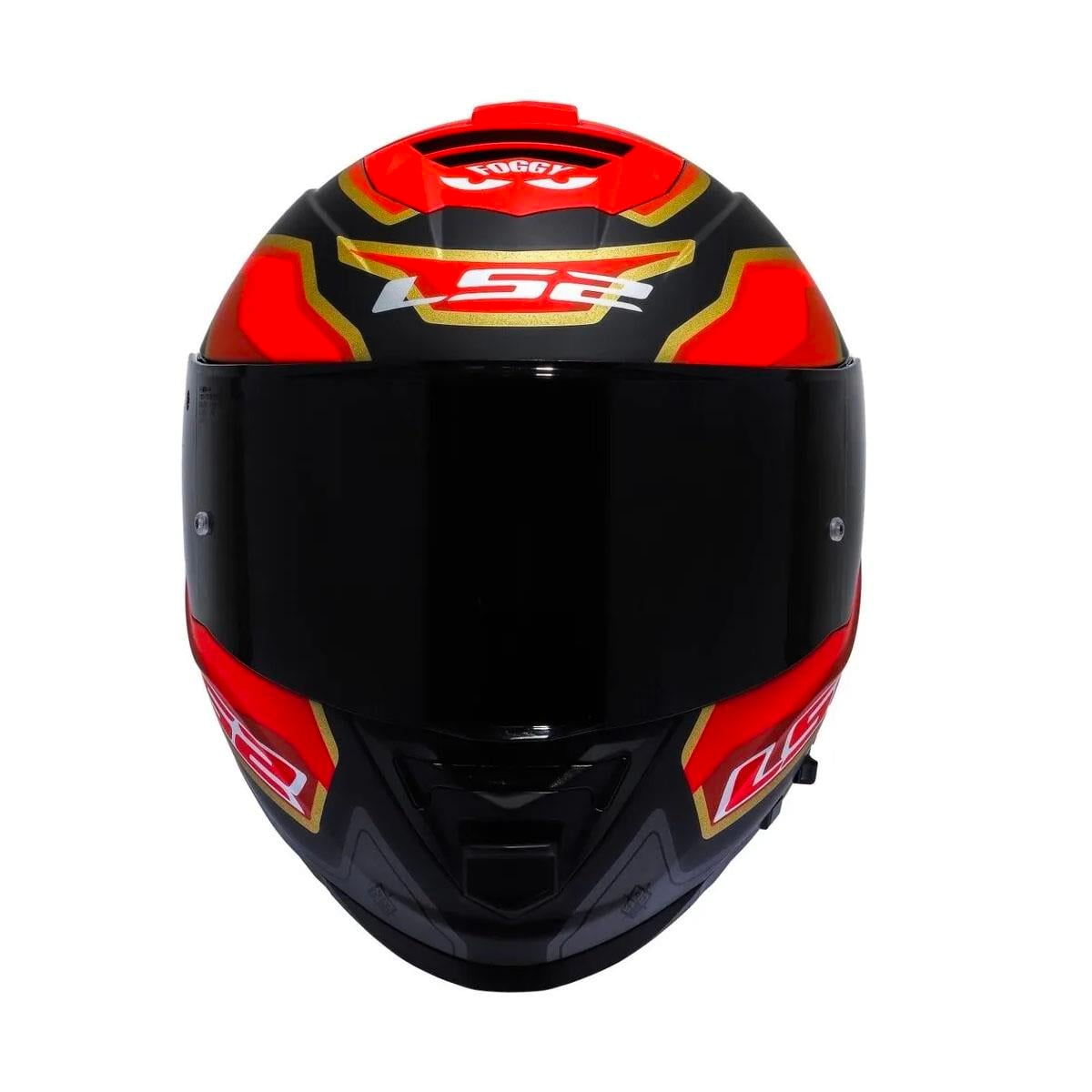 Ls2 Storm 2 Foggy Full Face Motosiklet Kaskı Siyah Vizörlü