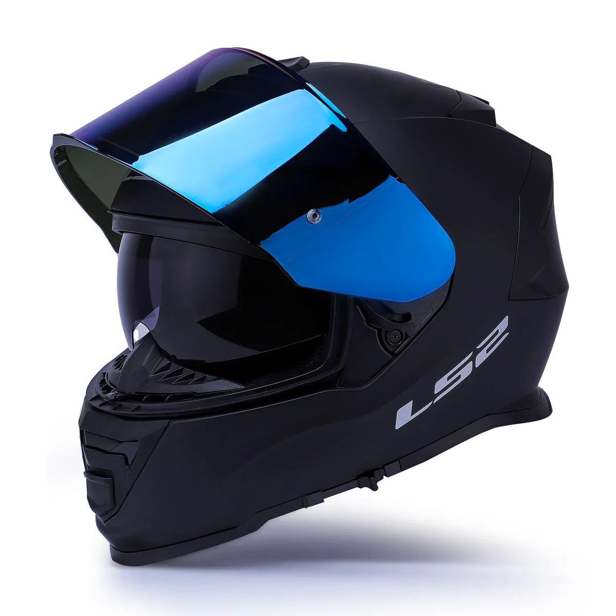 Ls2 Storm 2 Full Face Motosiklet Kaskı Gökkuşağı Vizörlü