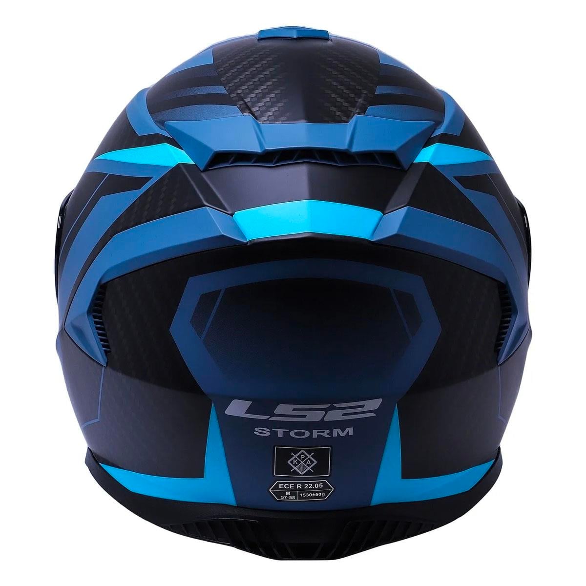 Ls2 Storm 2 Racer Full Face Motosiklet Kaskı Siyah Vizörlü