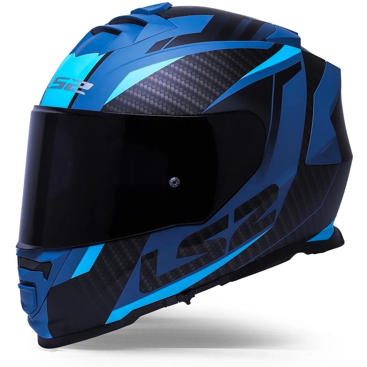 Ls2 Storm 2 Racer Full Face Motosiklet Kaskı Siyah Vizörlü