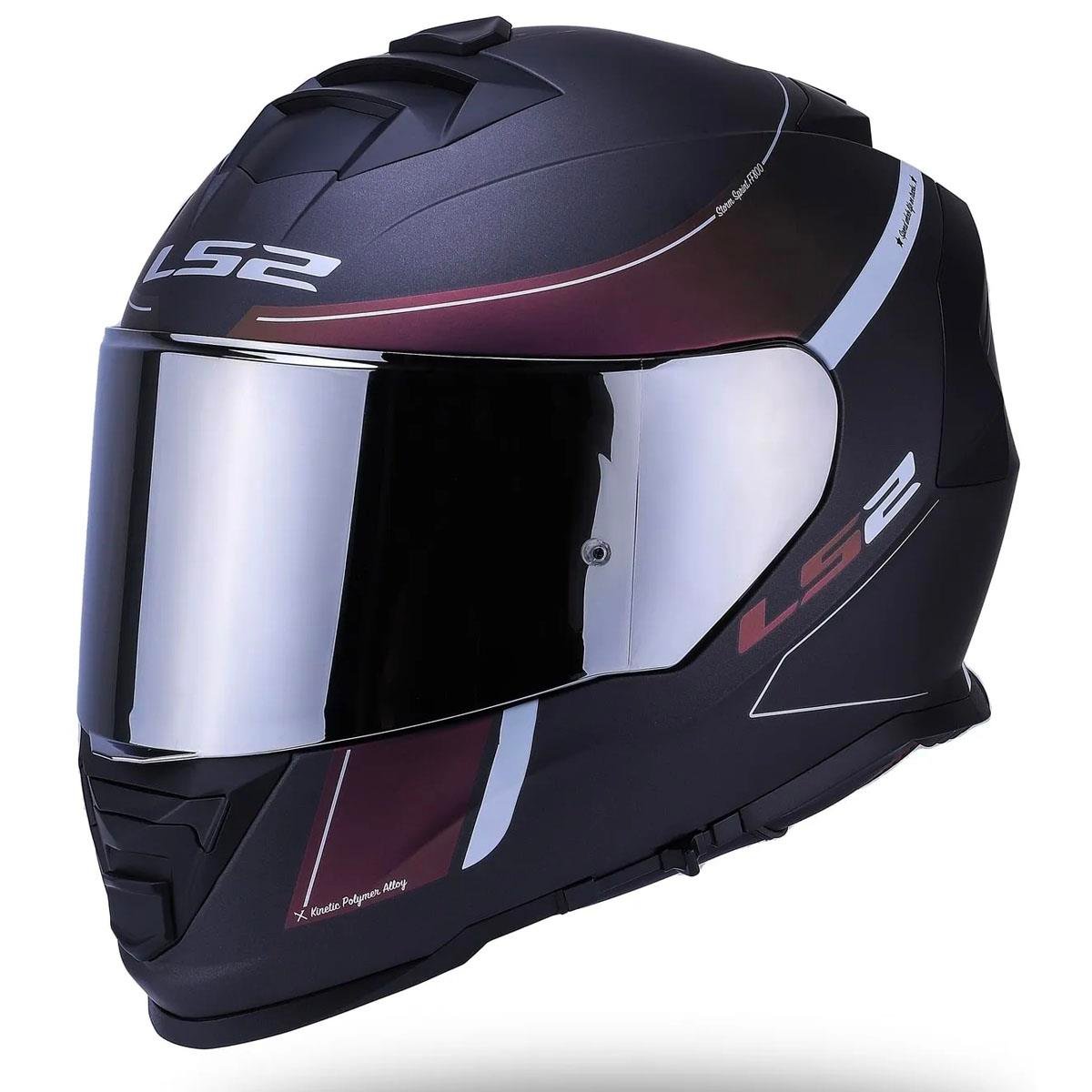 Ls2 Storm 2 Velvet Full Face Motosiklet Kaskı Siyah Vizörlü