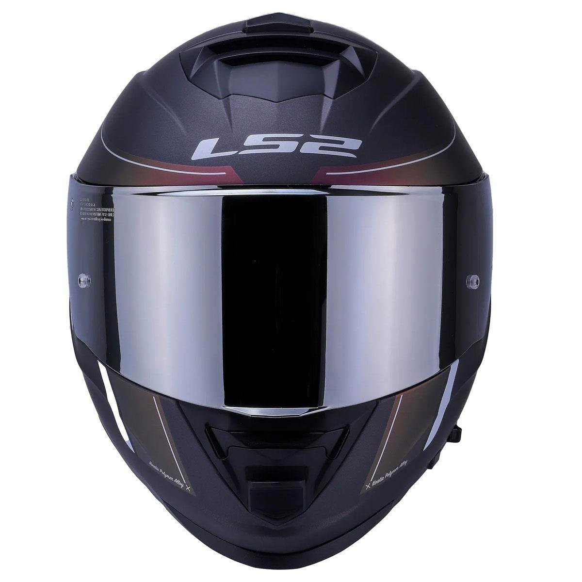 Ls2 Storm 2 Velvet Full Face Motosiklet Kaskı Siyah Vizörlü