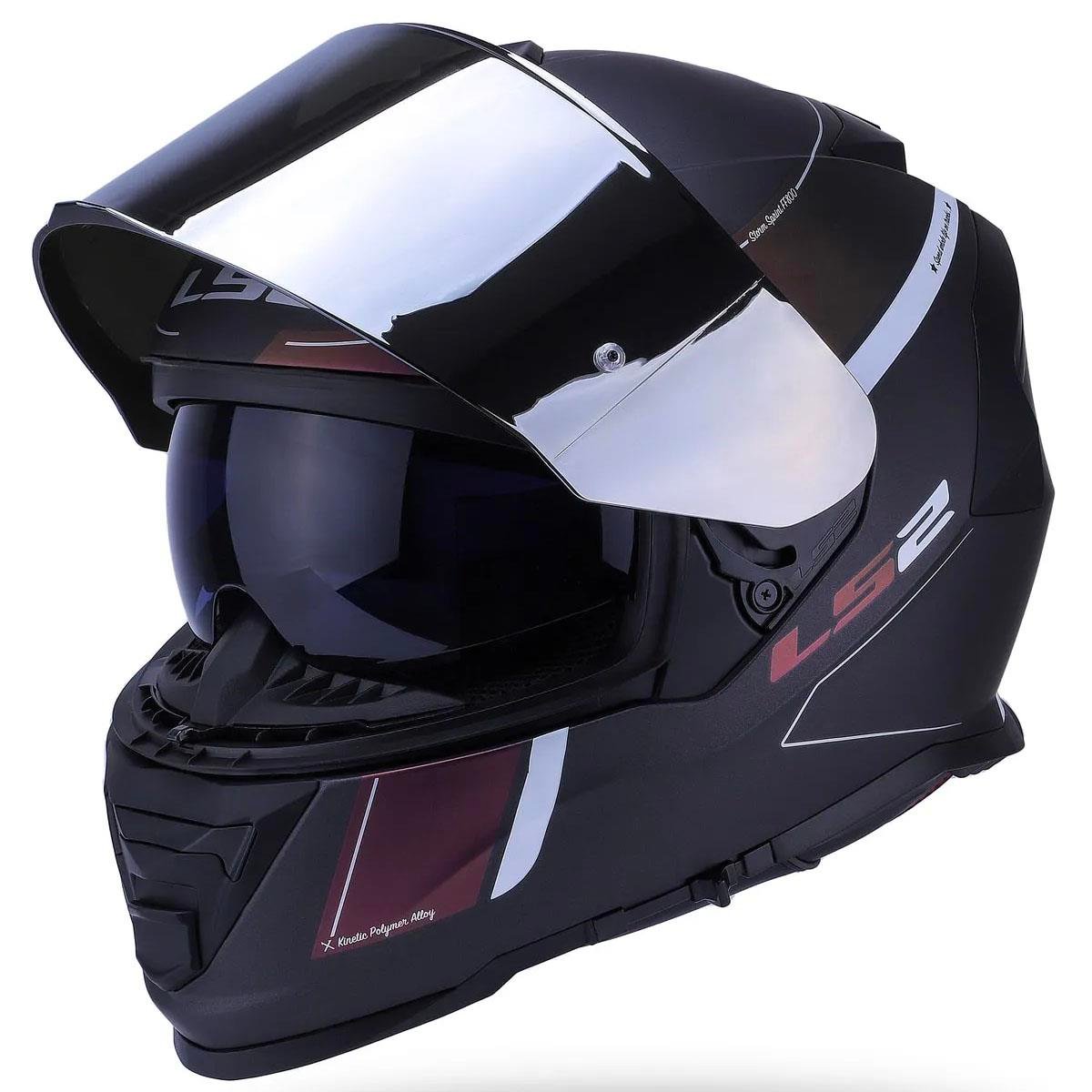Ls2 Storm 2 Velvet Full Face Motosiklet Kaskı Siyah Vizörlü