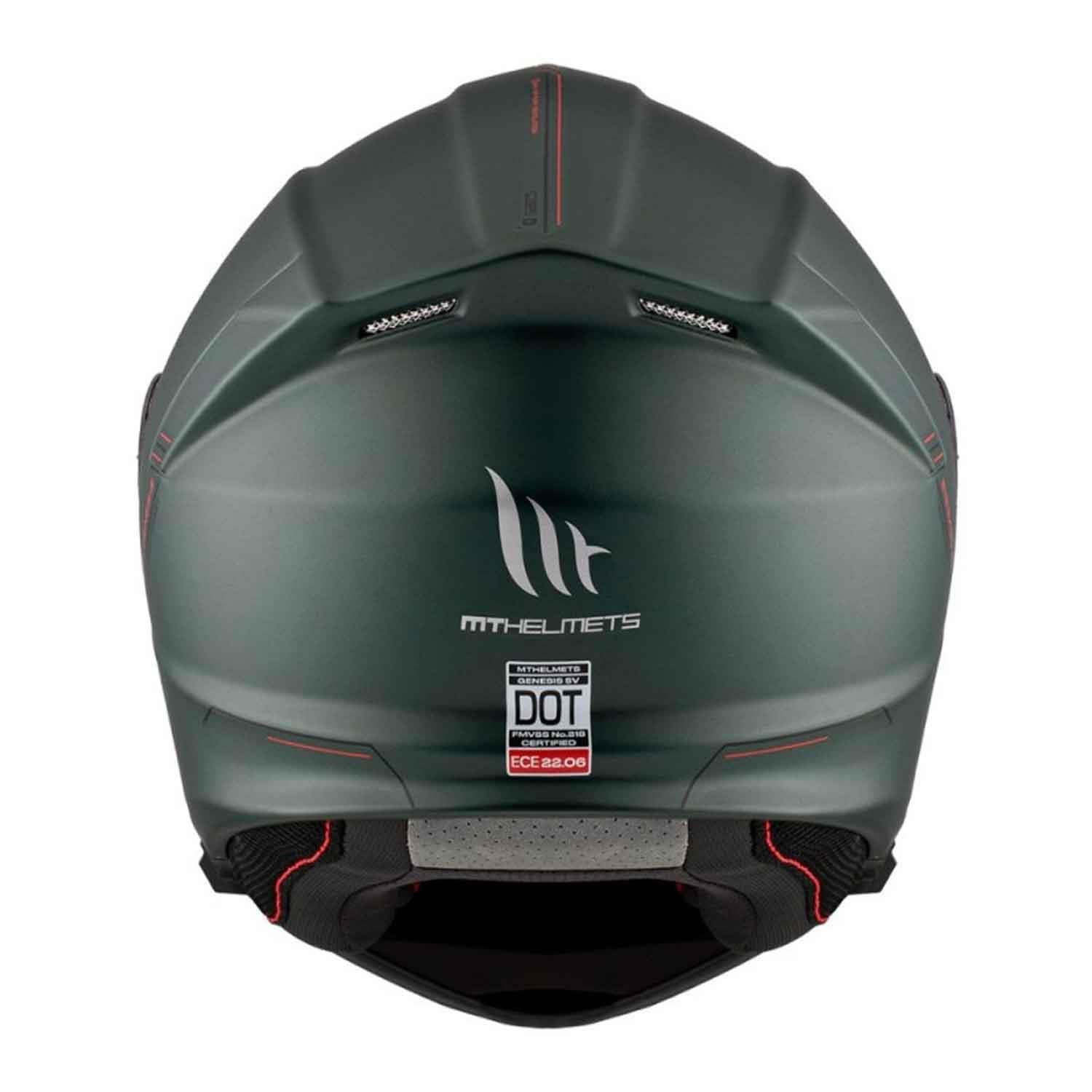  Mt Genesis Sv Solid A6 Çene Açılır Kask