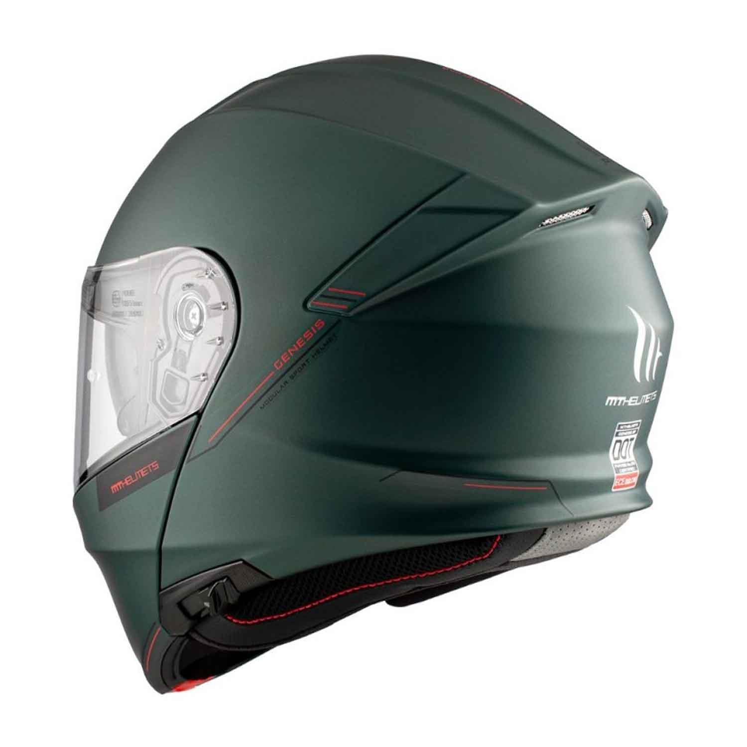  Mt Genesis Sv Solid A6 Çene Açılır Kask