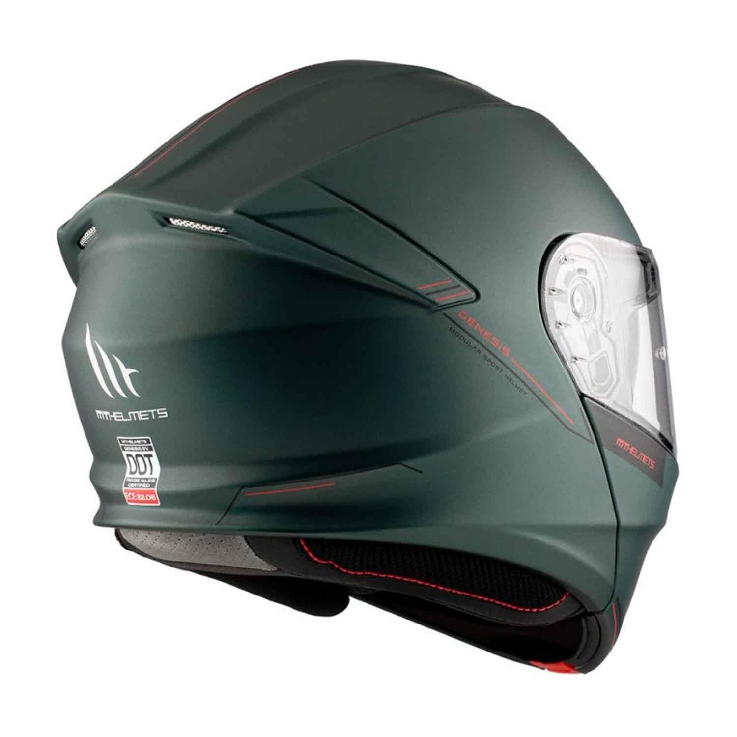  Mt Genesis Sv Solid A6 Çene Açılır Kask