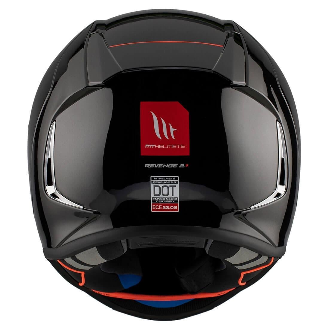Mt Revenge 2 Solid A1 Gloss Full Face Motosiklet Kaskı