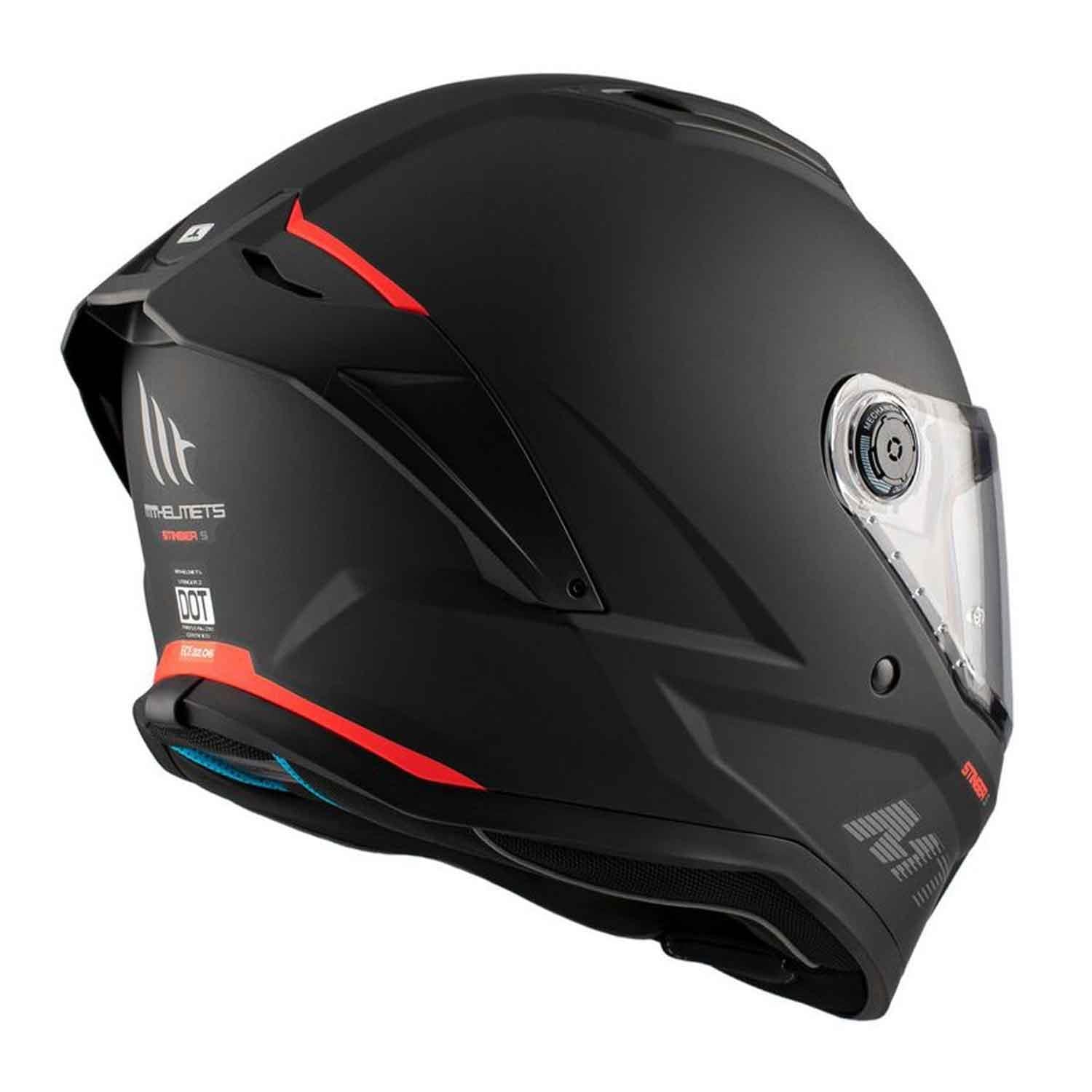 Mt Stinger 2 Solid A1 Kapalı Motosiklet Kaskı