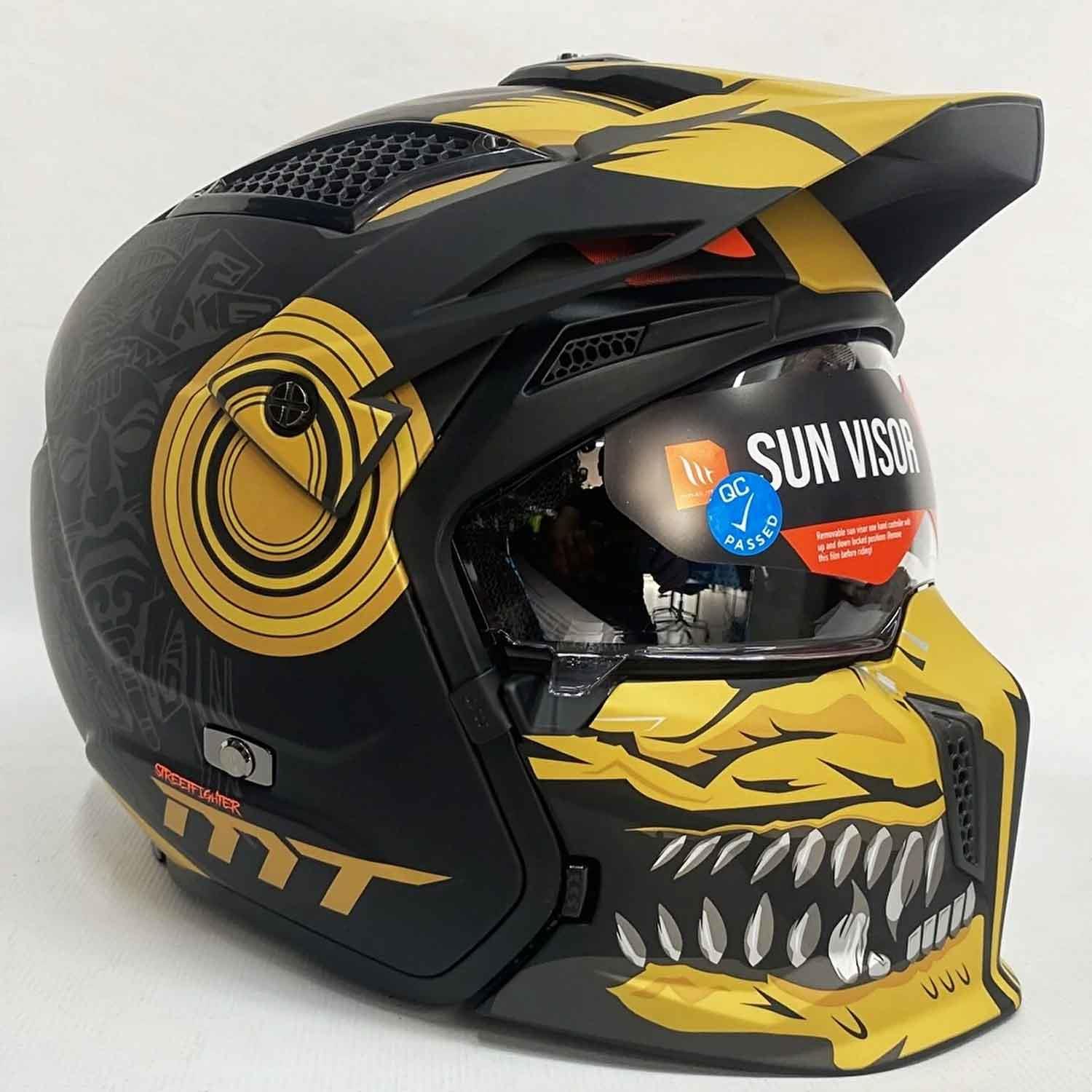 Mt Street Fighter Sv Aztec B3 Motosiklet Kaskı