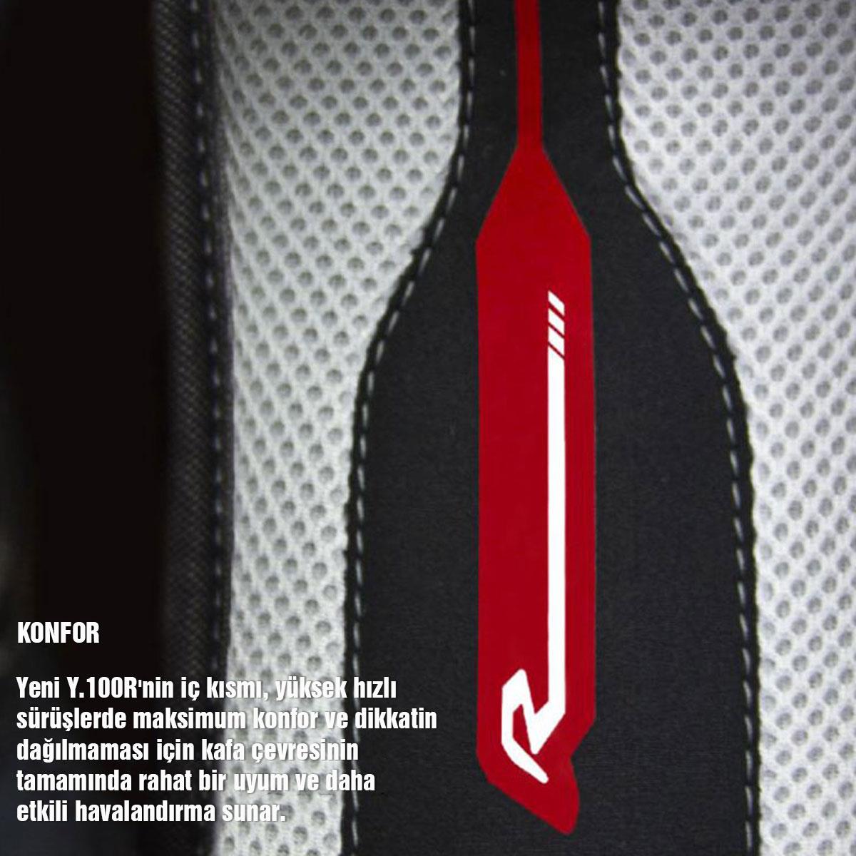 Nexx Y.100R Night Rider Kapalı Motosiklet Kaskı