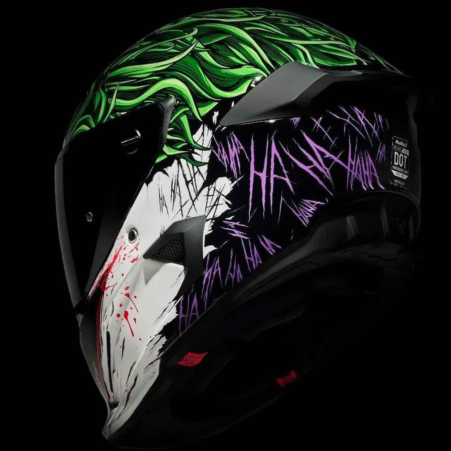 Ruroc ATLAS 4.0 THE JOKER Full Face Motosiklet Kaskı