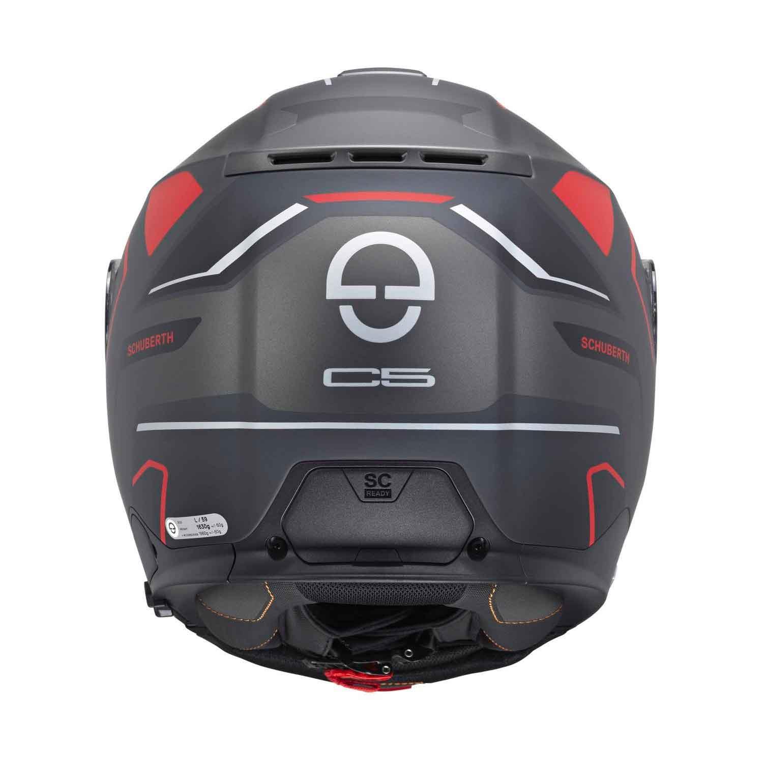  Schubert C5 Omega Antrasit Çene Açılır Motosiklet Kask
