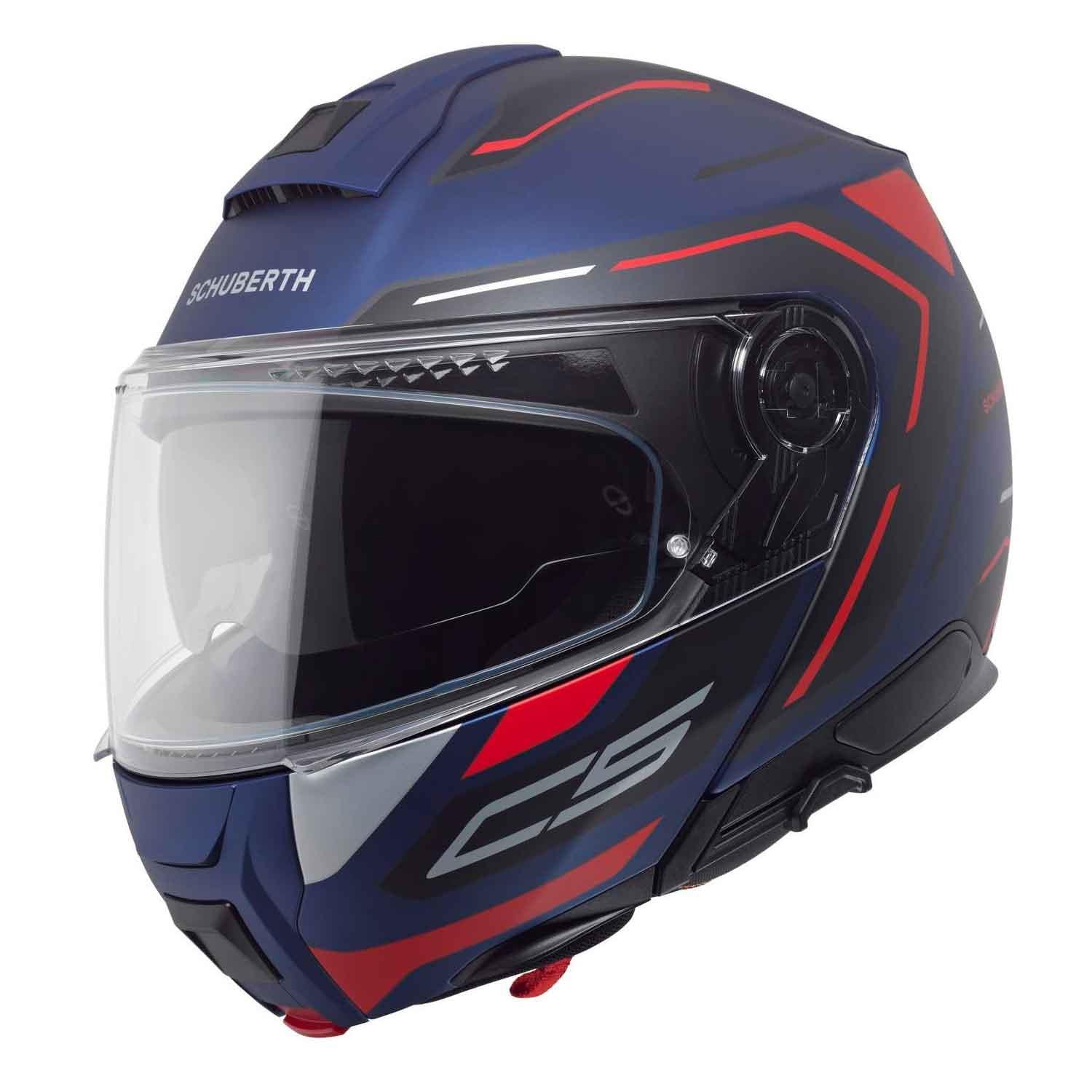  Schubert C5 Omega Blue Çene Açılır Motosiklet Kask
