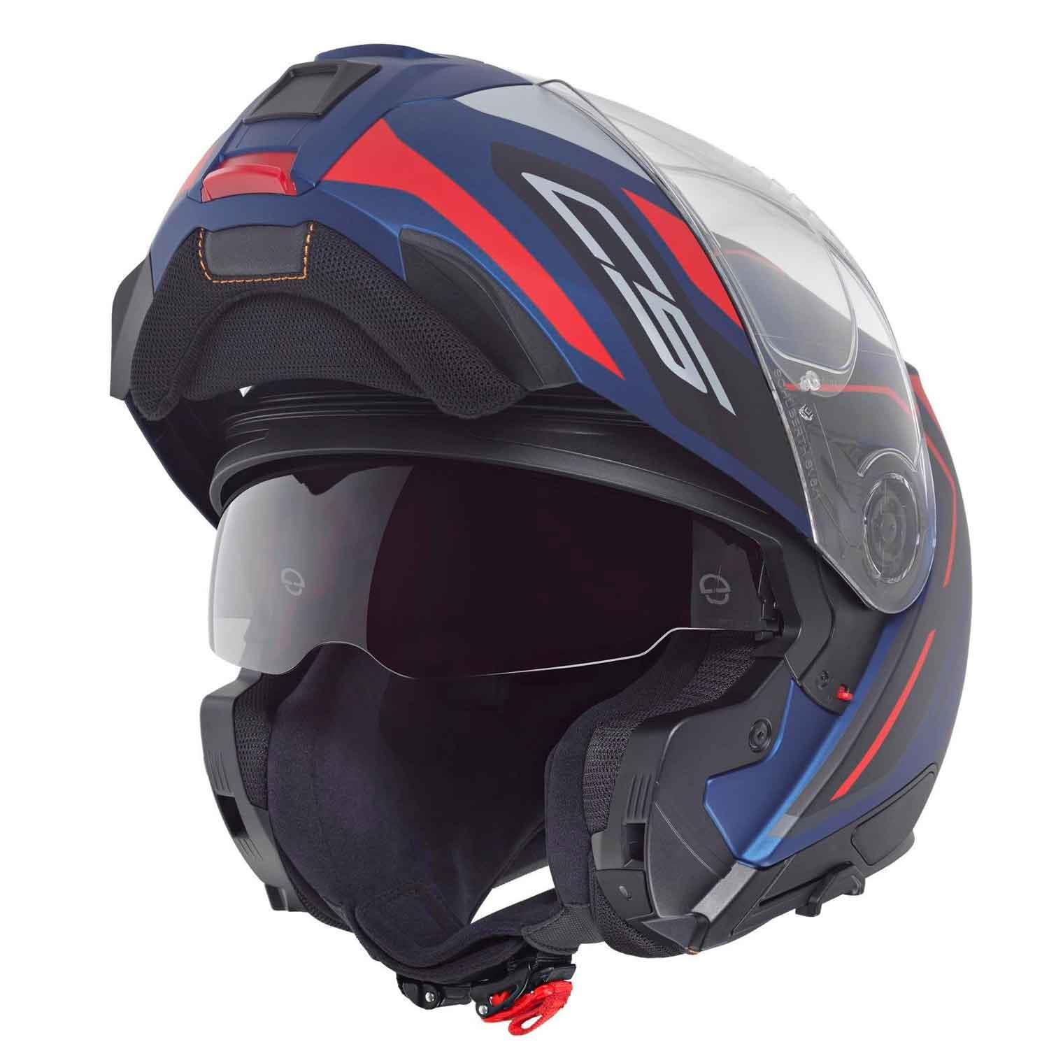  Schubert C5 Omega Blue Çene Açılır Motosiklet Kask